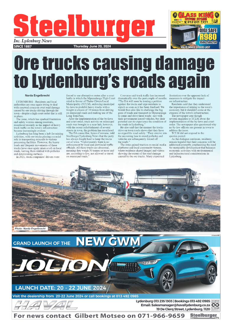 Steelburger News 2-0 June 2024 page 1