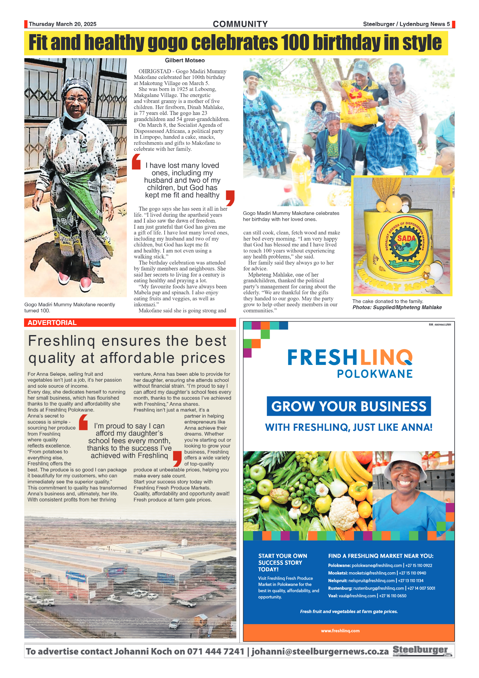 Steelburger News 20 March 2025 page 5