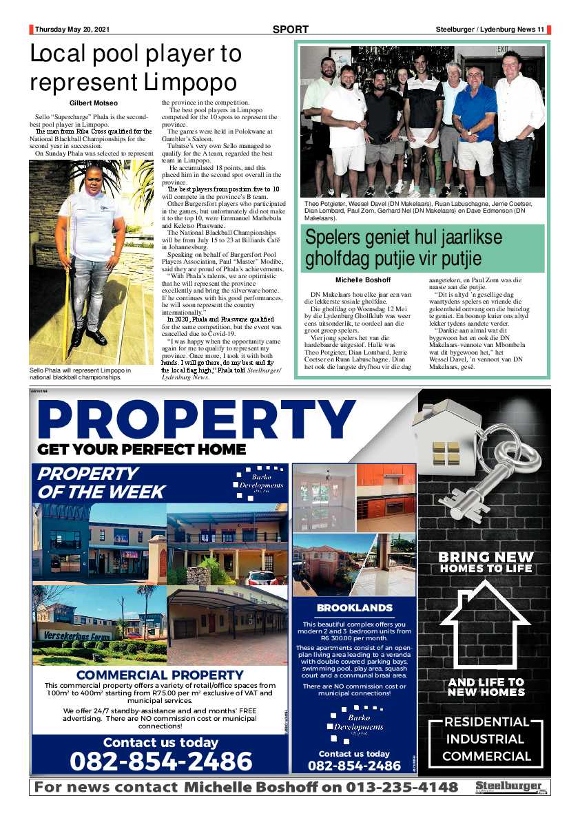Steelburger News 20 May 2021 page 11