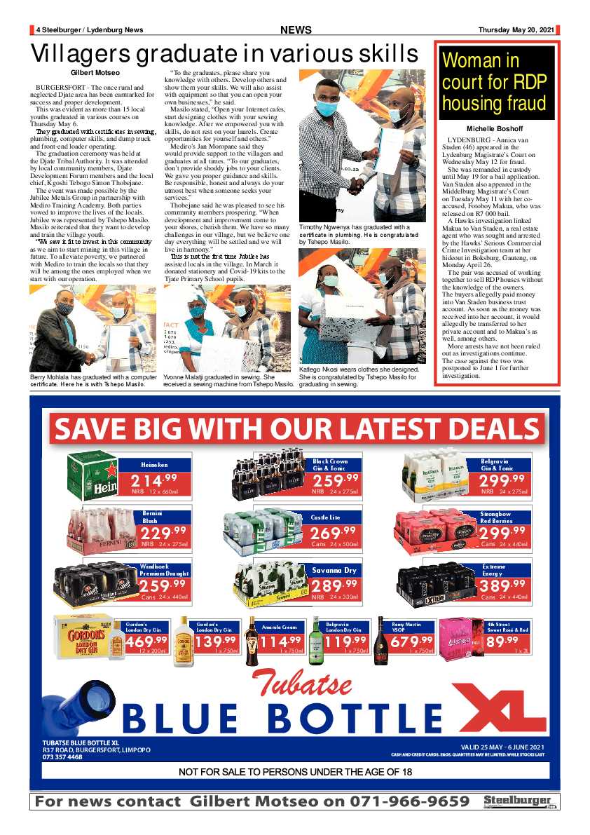 Steelburger News 20 May 2021 page 4