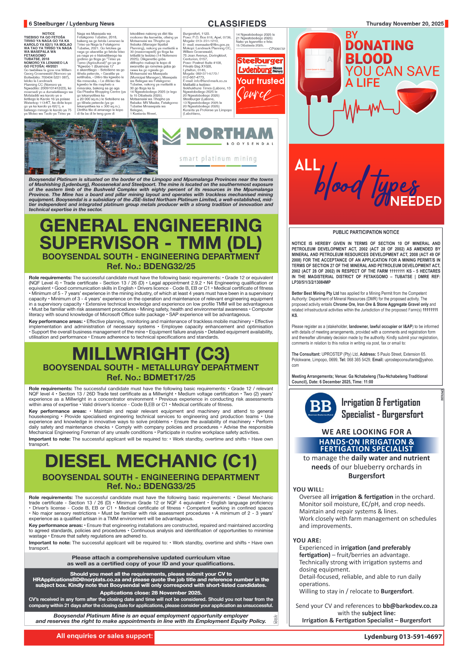 Steelburger News 20 November 2025 page 6