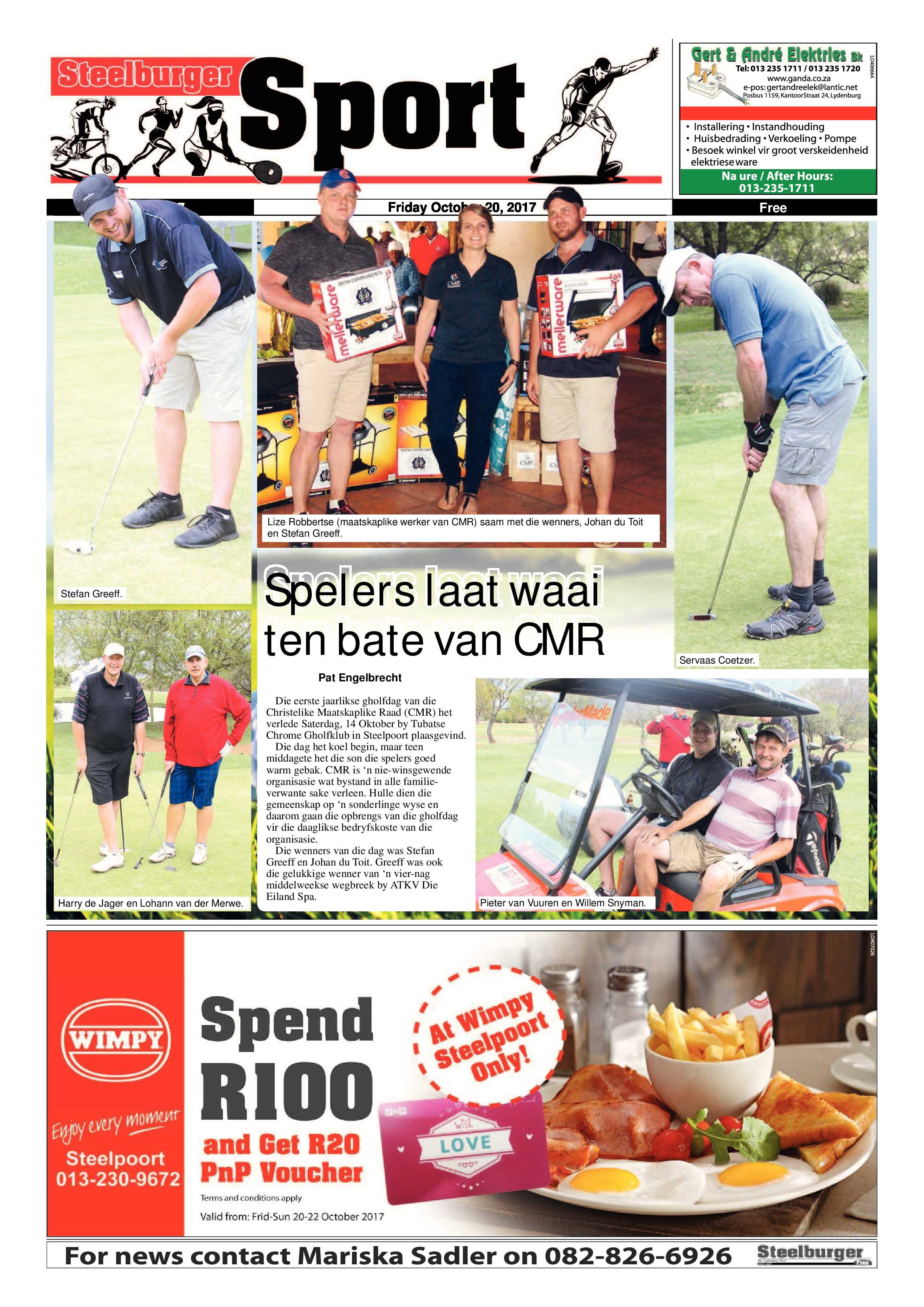 Steelburger News 20 October 2017 page 20