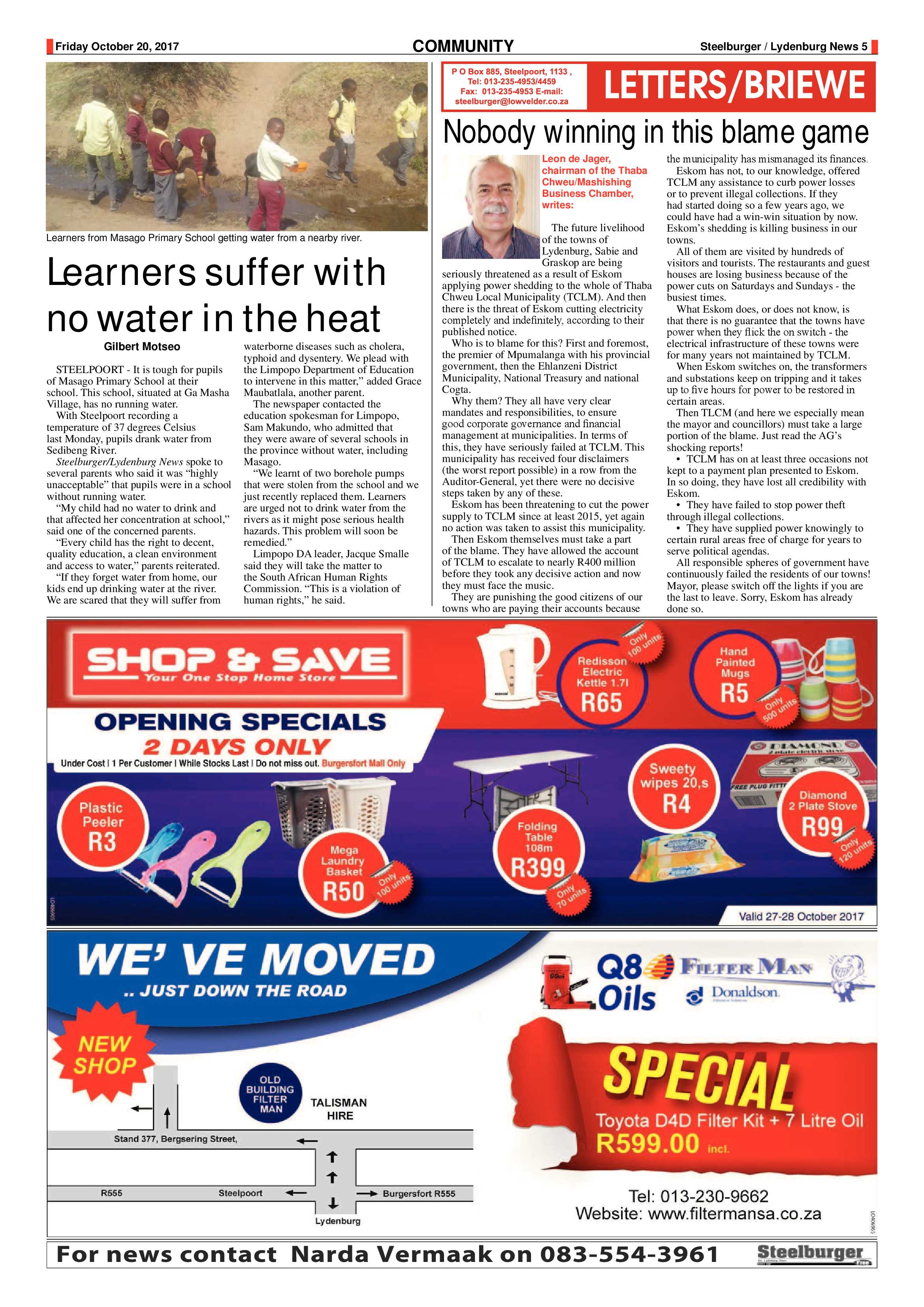 Steelburger News 20 October 2017 page 5