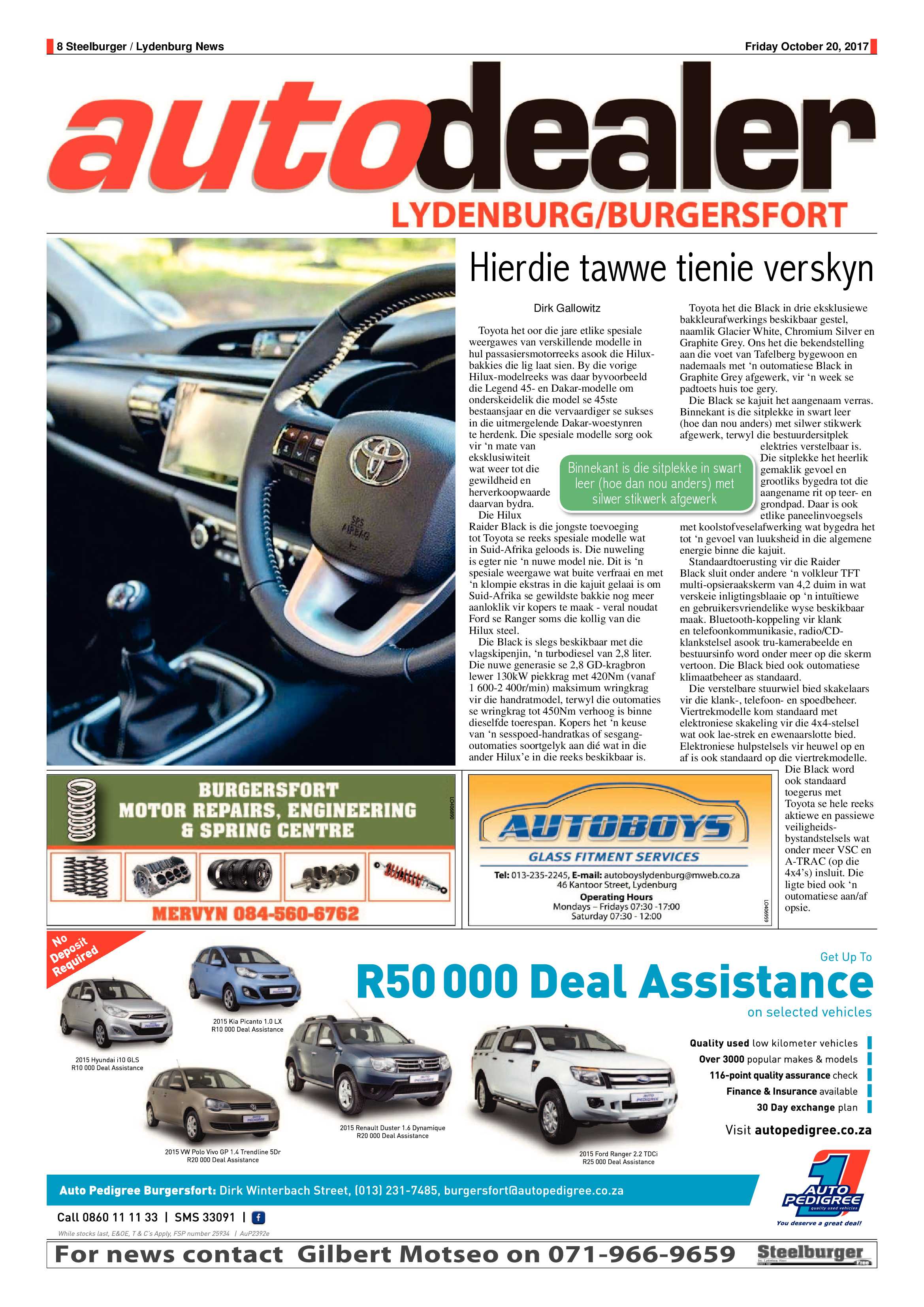Steelburger News 20 October 2017 page 8