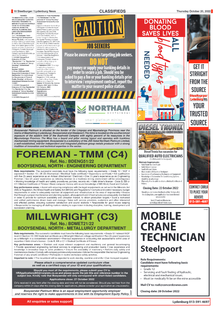 Steelburger News 20 October 2022 page 10