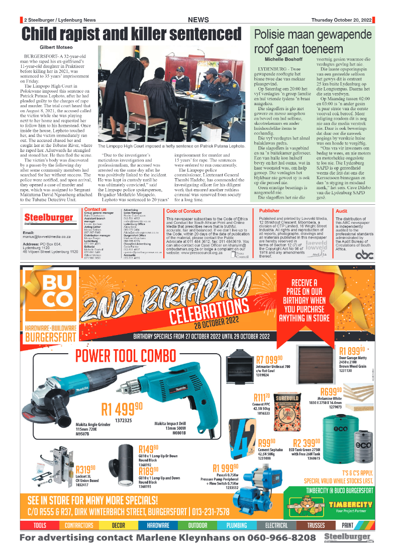 Steelburger News 20 October 2022 page 2