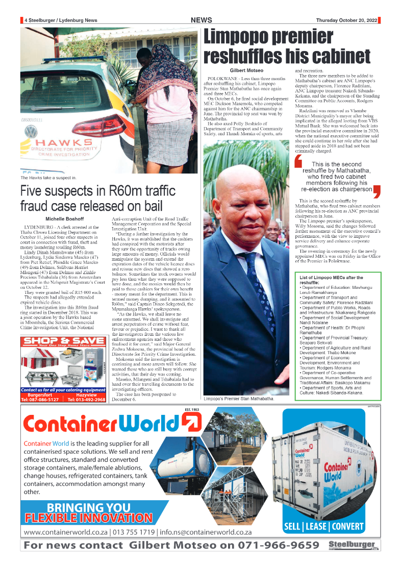 Steelburger News 20 October 2022 page 4