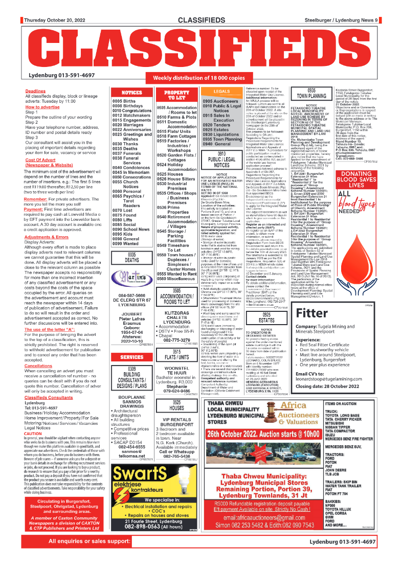 Steelburger News 20 October 2022 page 9