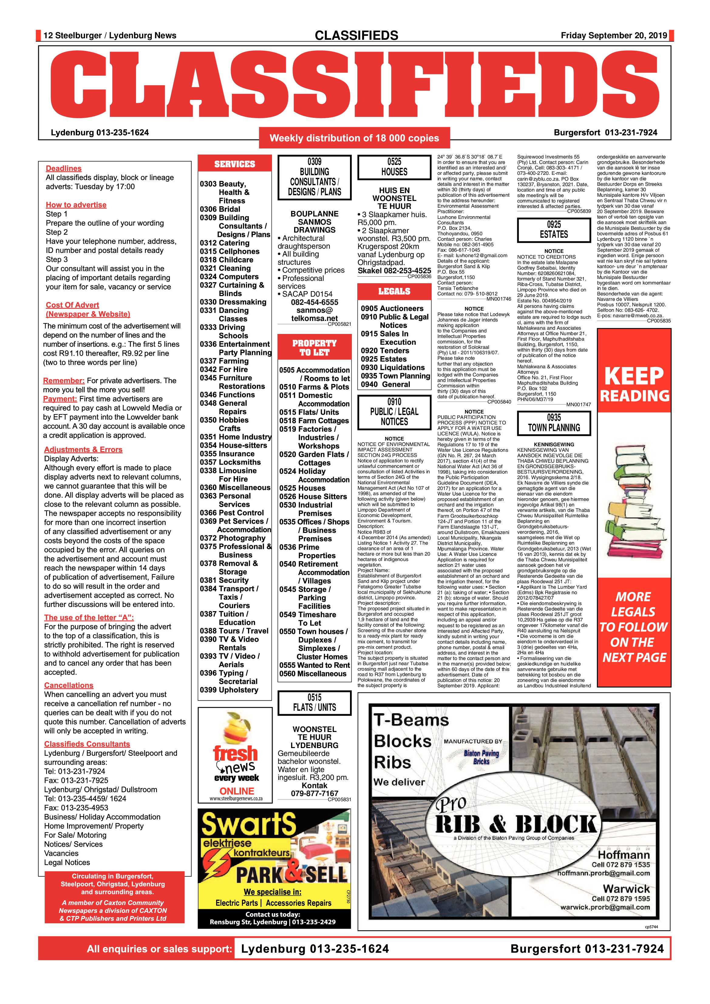 Steelburger News 20 September 2019 page 12