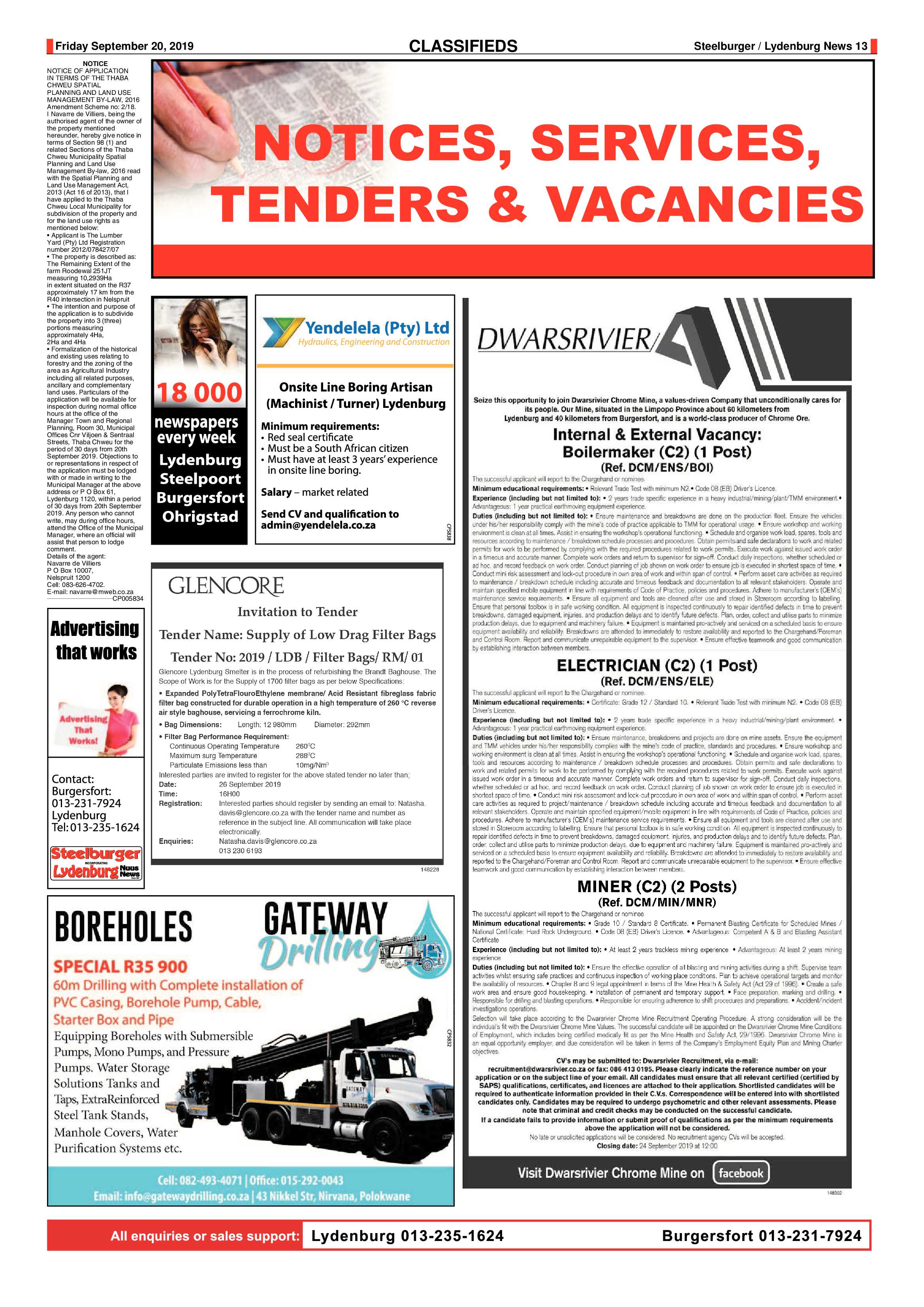 Steelburger News 20 September 2019 page 13
