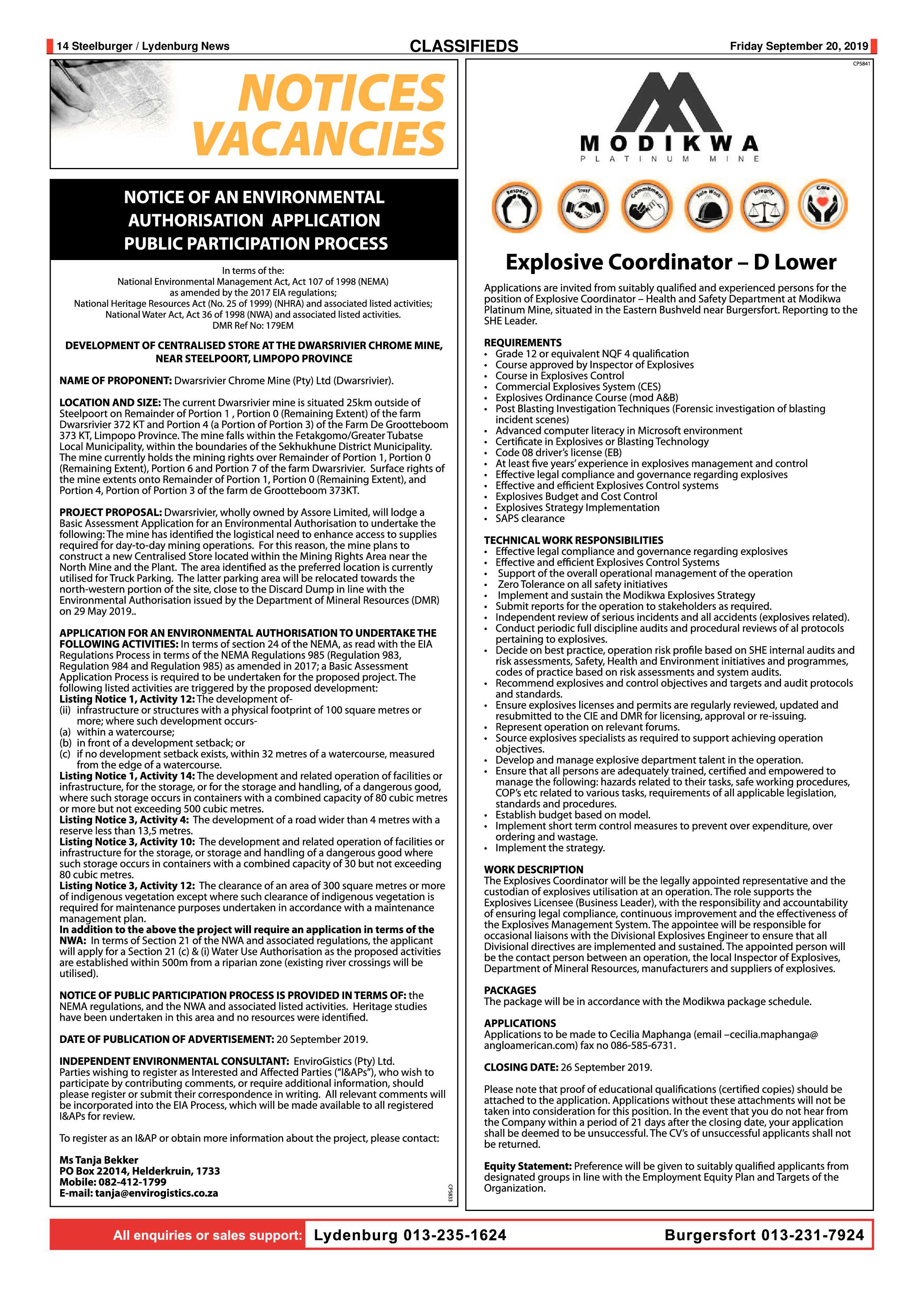 Steelburger News 20 September 2019 page 14