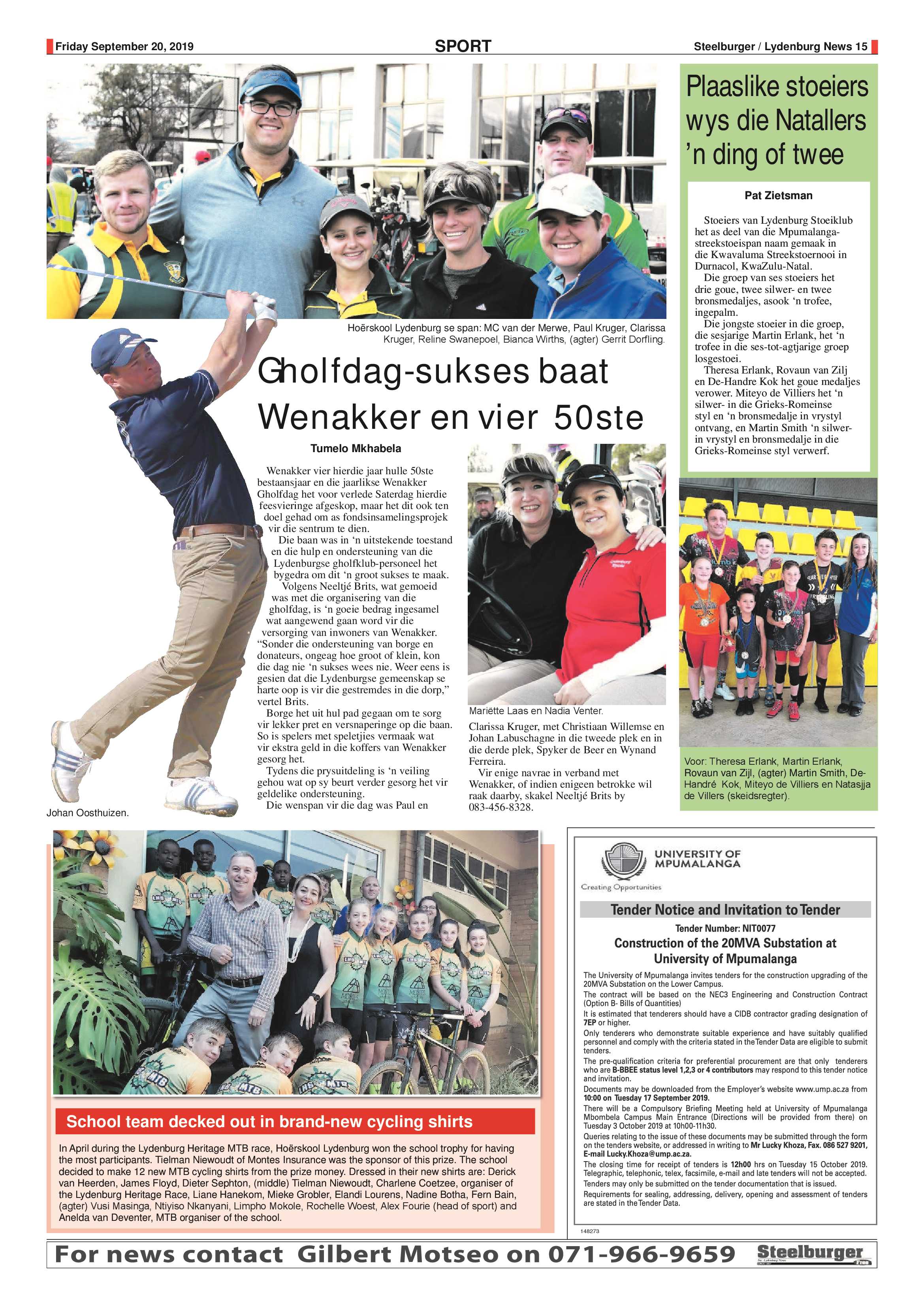 Steelburger News 20 September 2019 page 15
