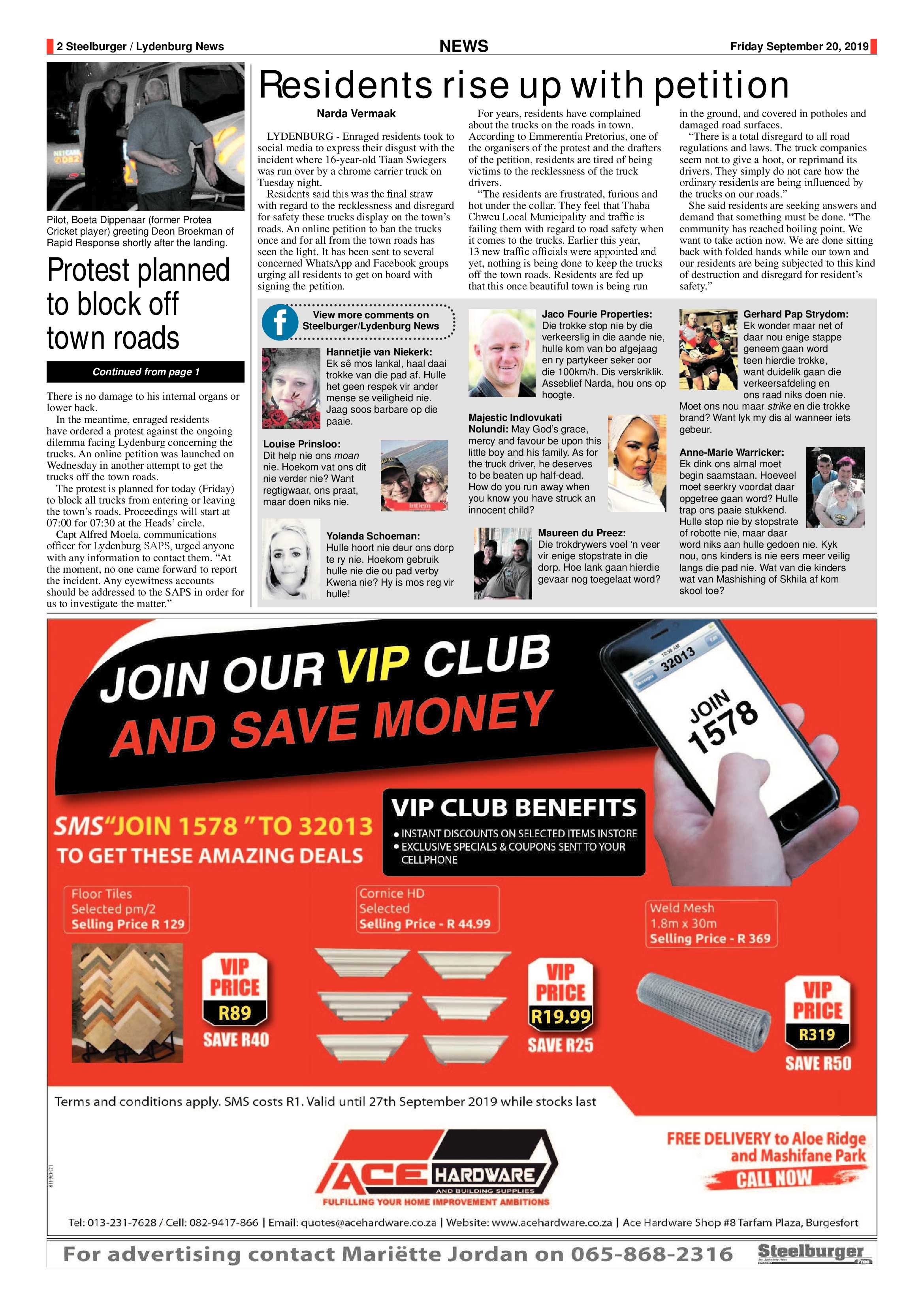 Steelburger News 20 September 2019 page 2