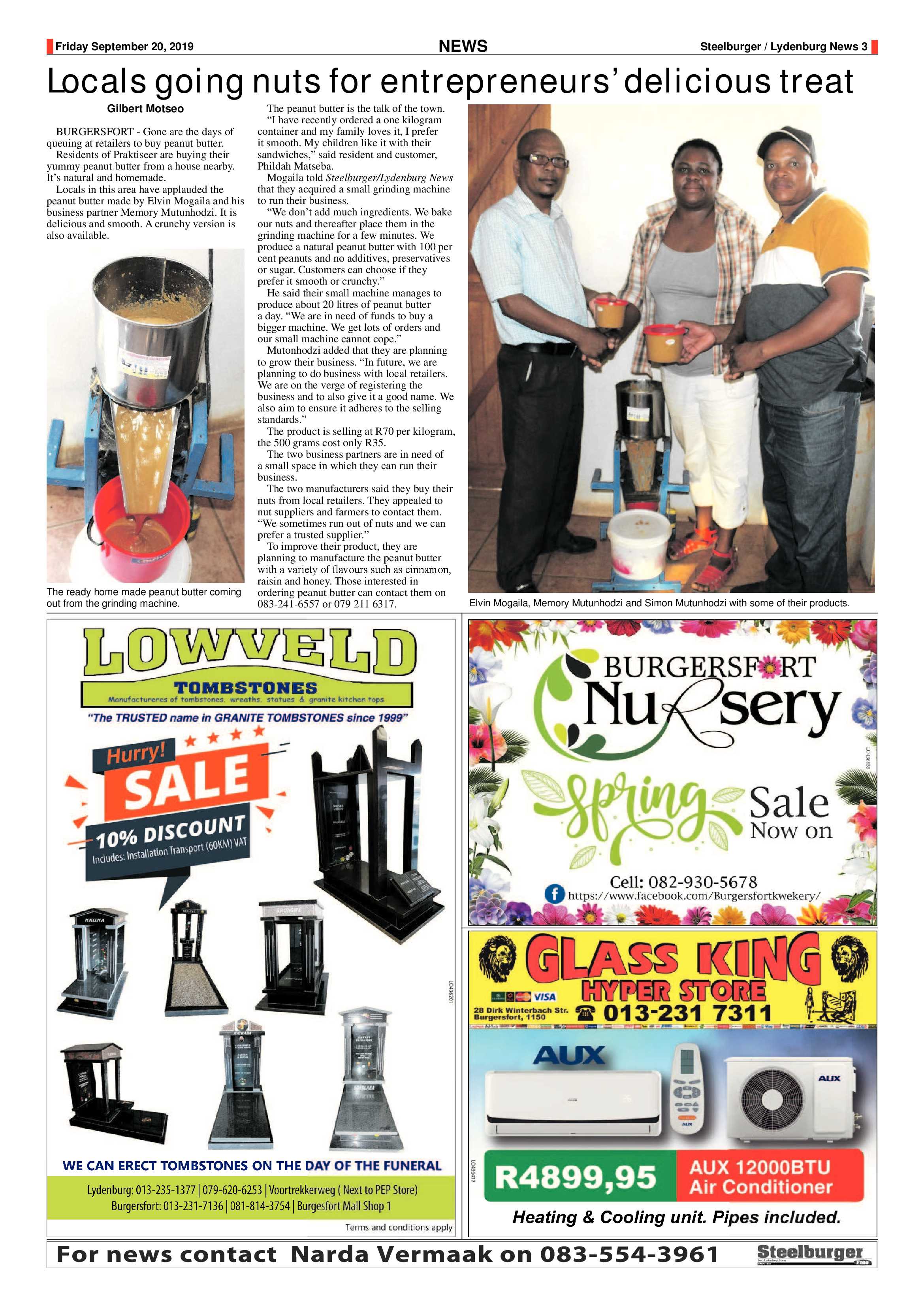 Steelburger News 20 September 2019 page 3