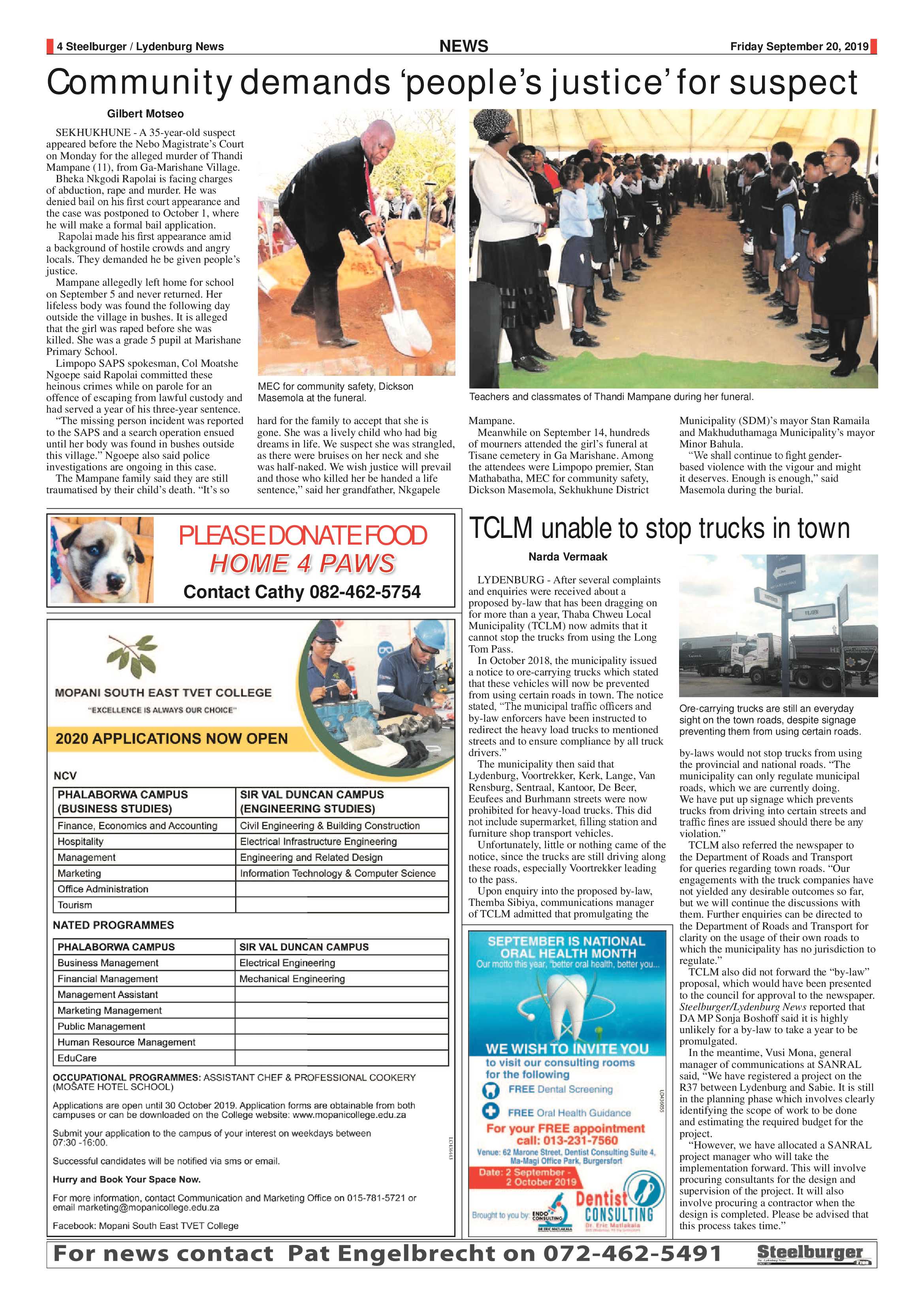 Steelburger News 20 September 2019 page 4