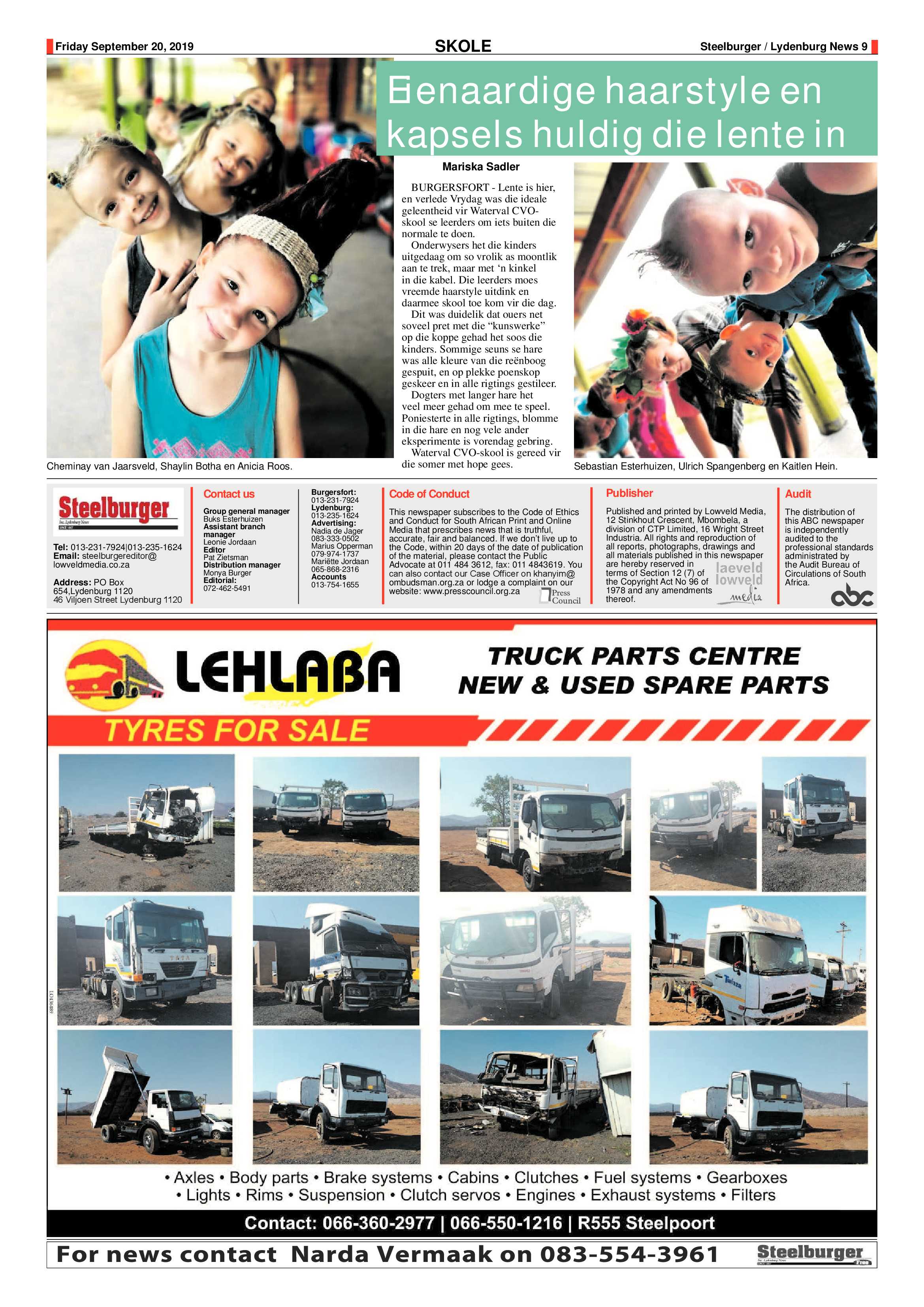 Steelburger News 20 September 2019 page 9