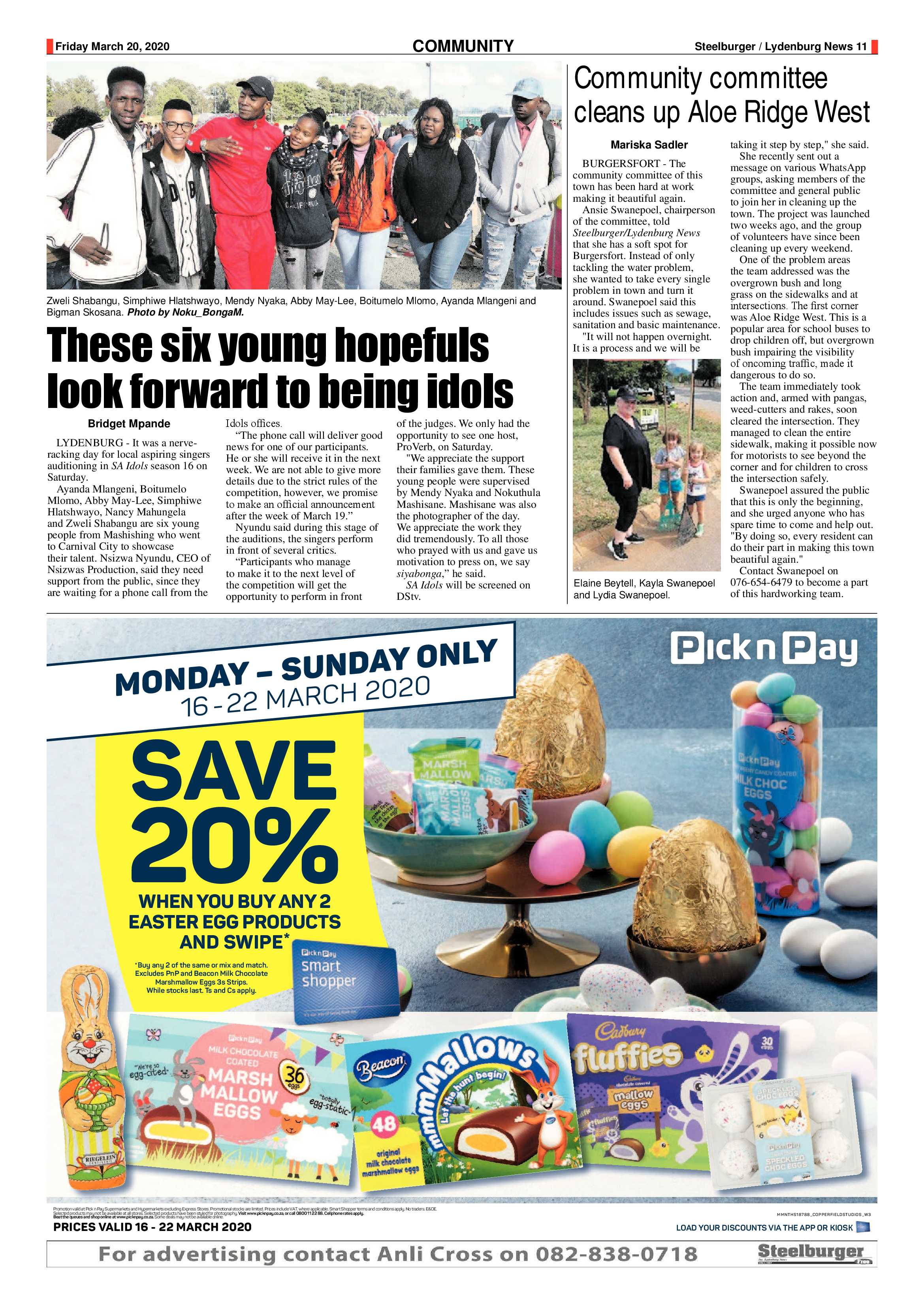 Steelburger News 20 March 2020 page 11