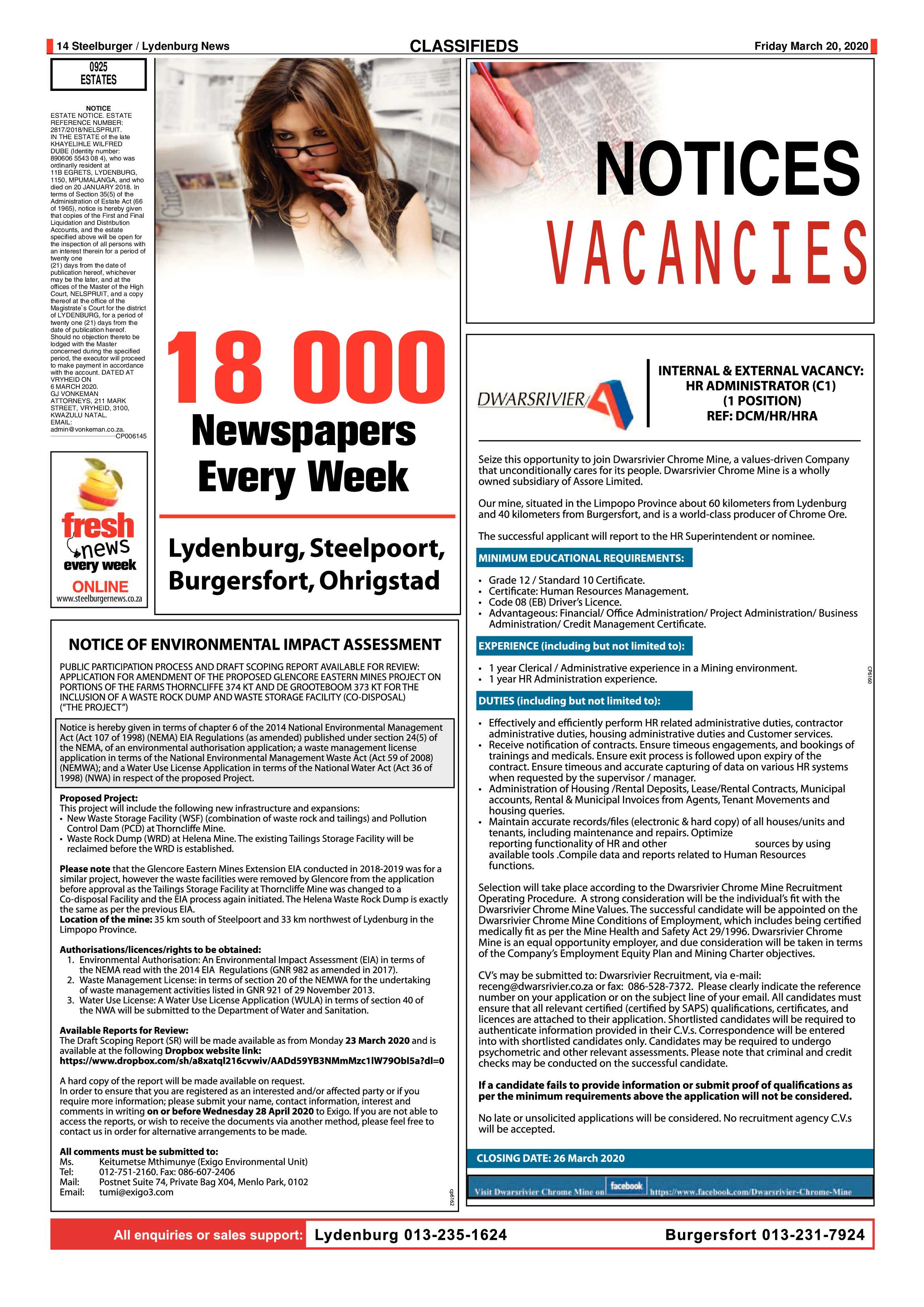 Steelburger News 20 March 2020 page 14