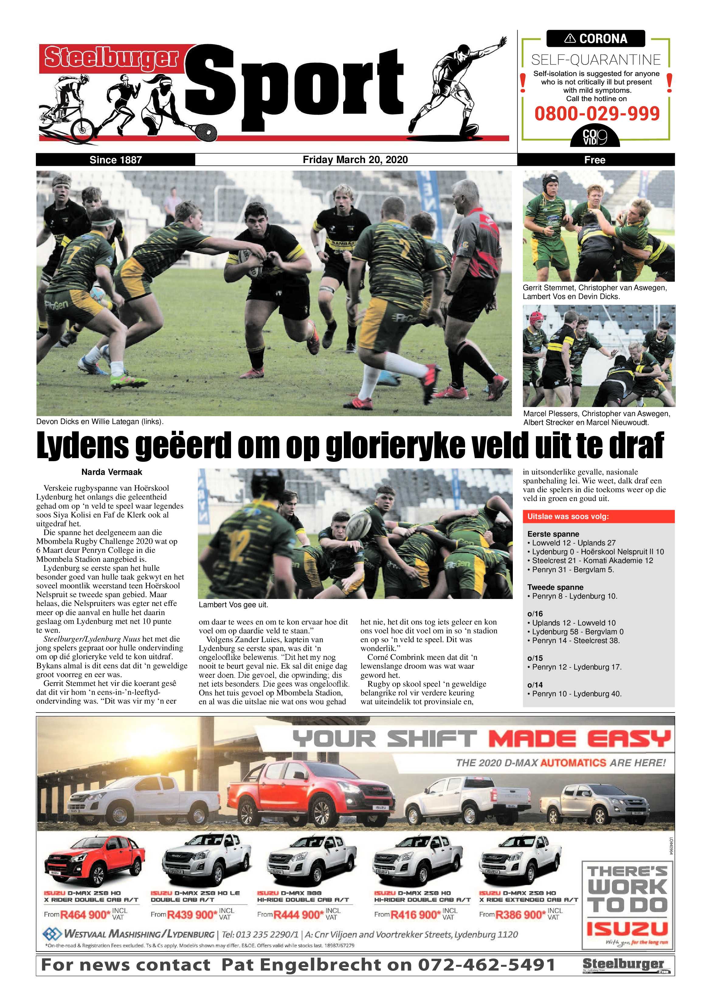 Steelburger News 20 March 2020 page 16