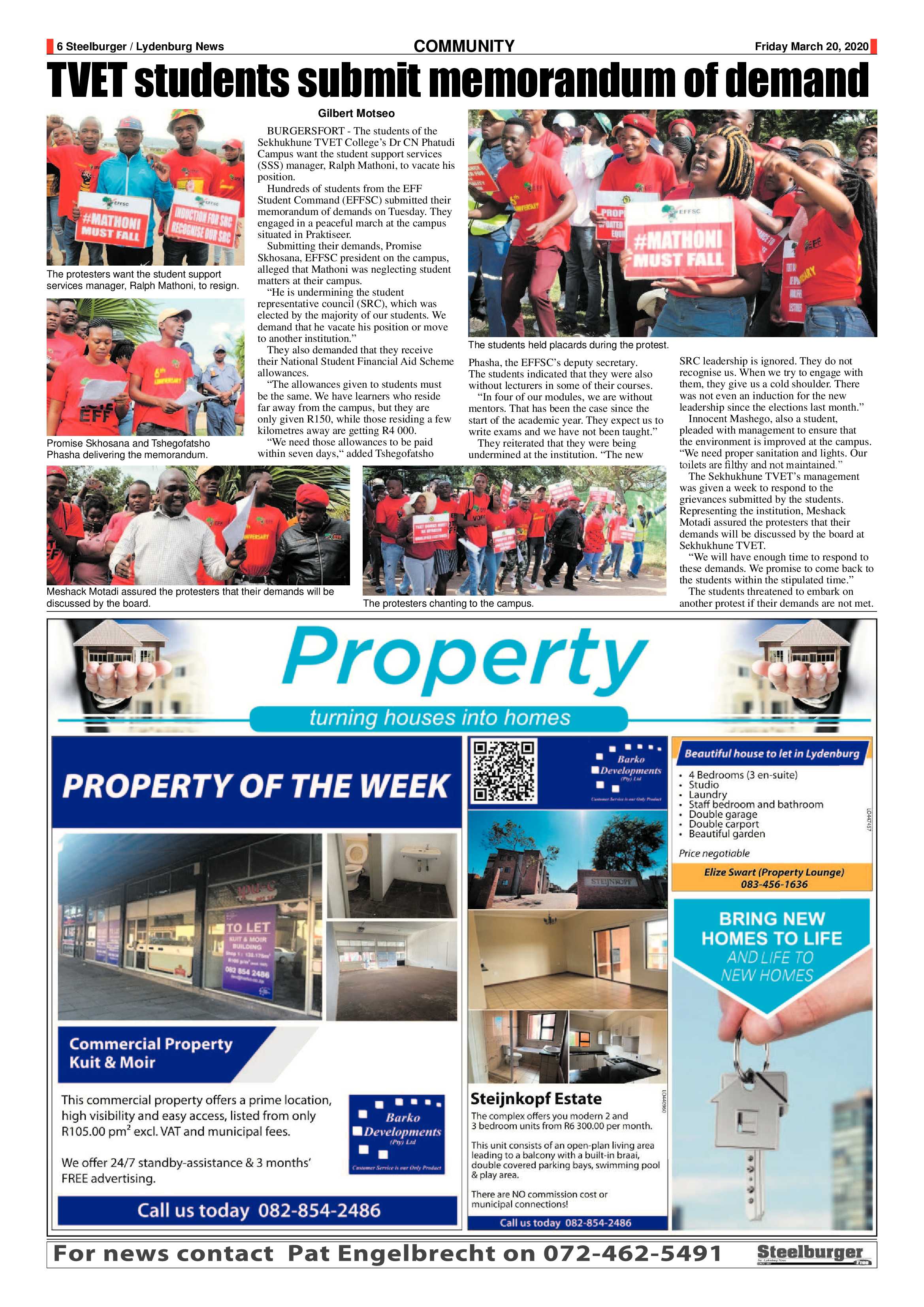 Steelburger News 20 March 2020 page 6
