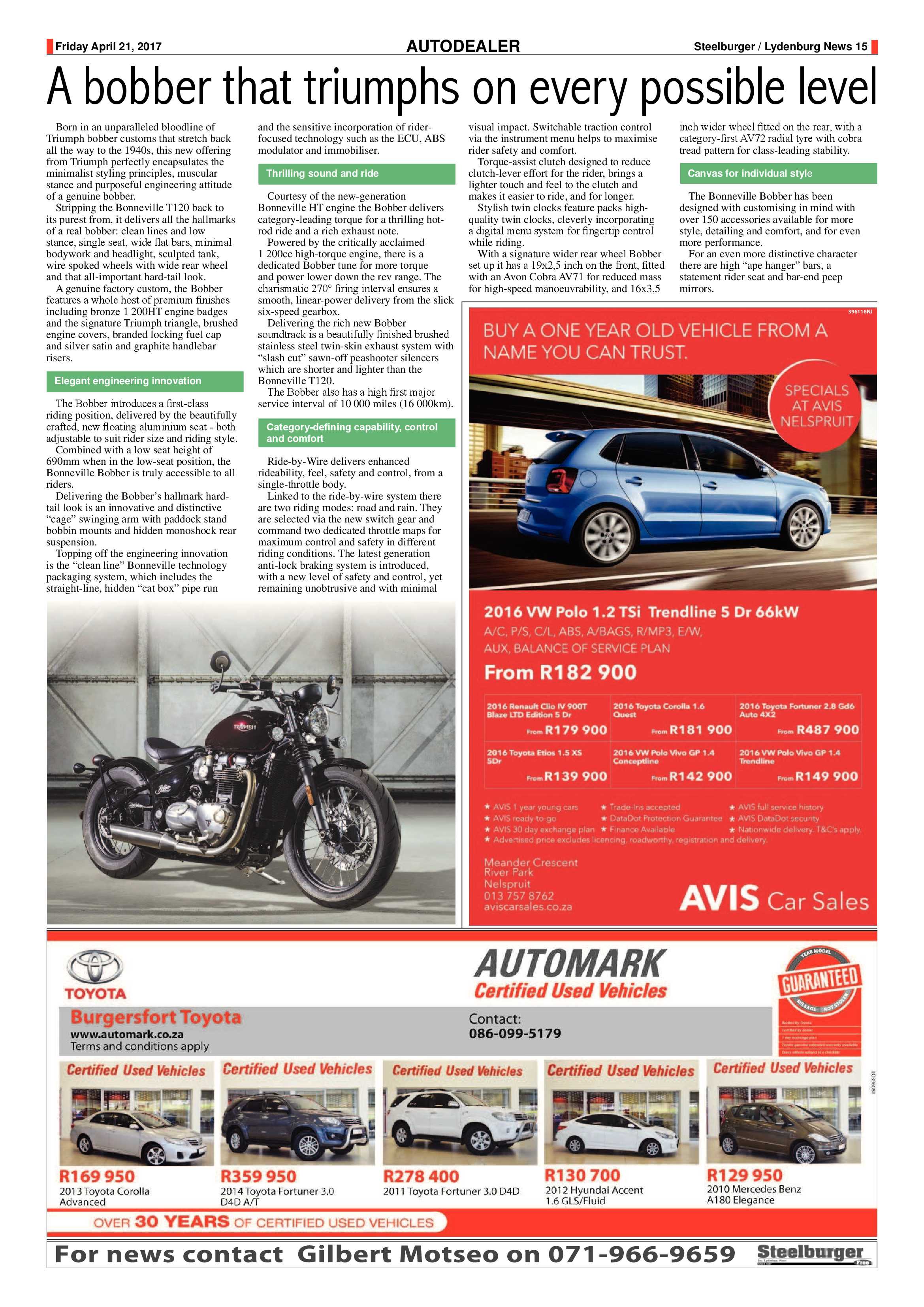 Steelburger News 21 April 2017 page 15