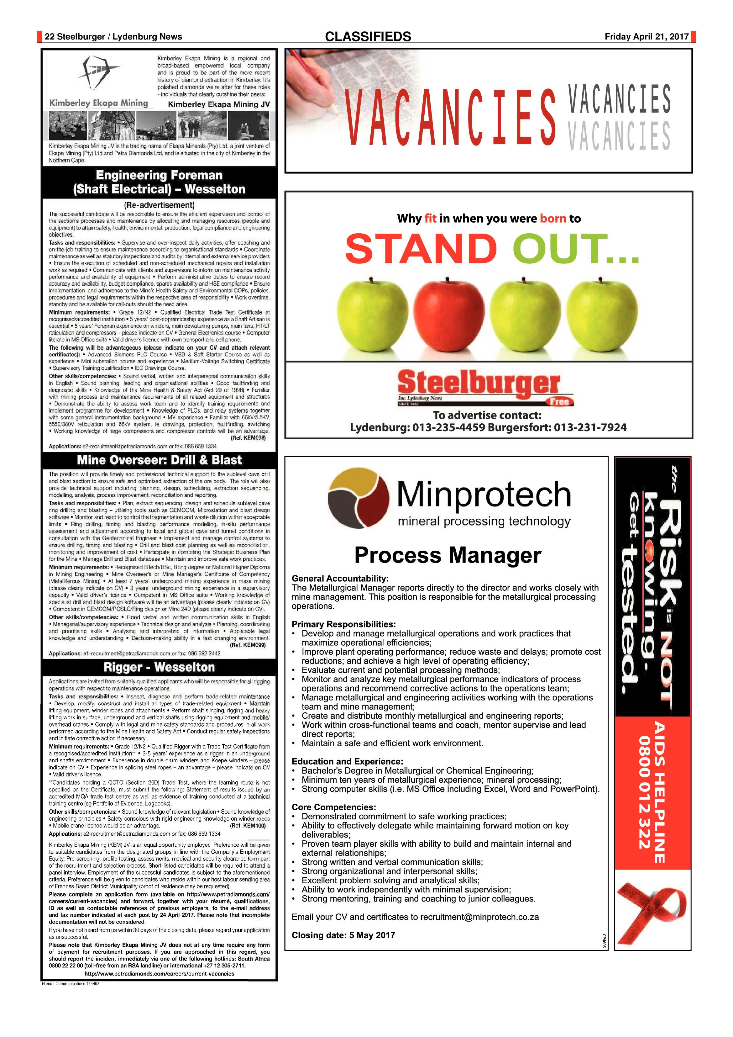 Steelburger News 21 April 2017 page 22