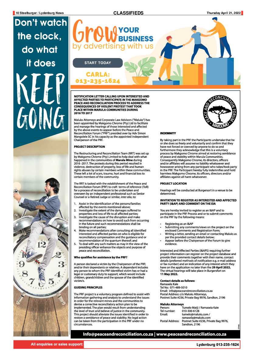 Steelburger News 21 April 2022 page 10