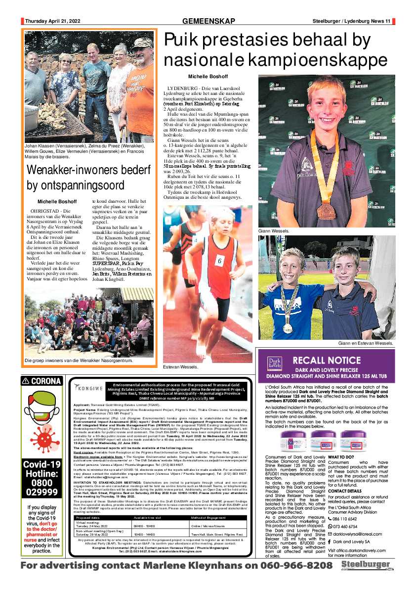 Steelburger News 21 April 2022 page 11