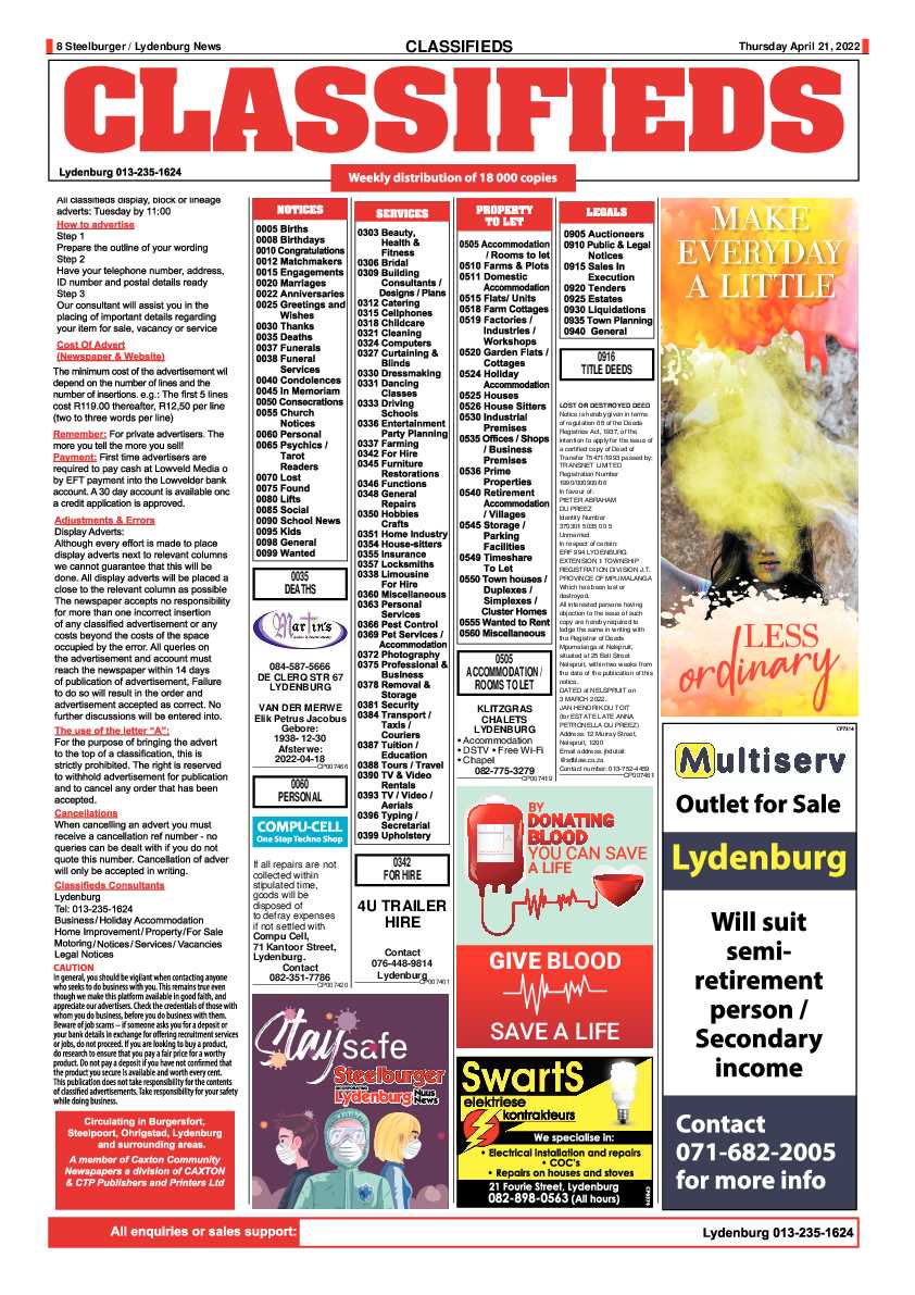 Steelburger News 21 April 2022 page 8