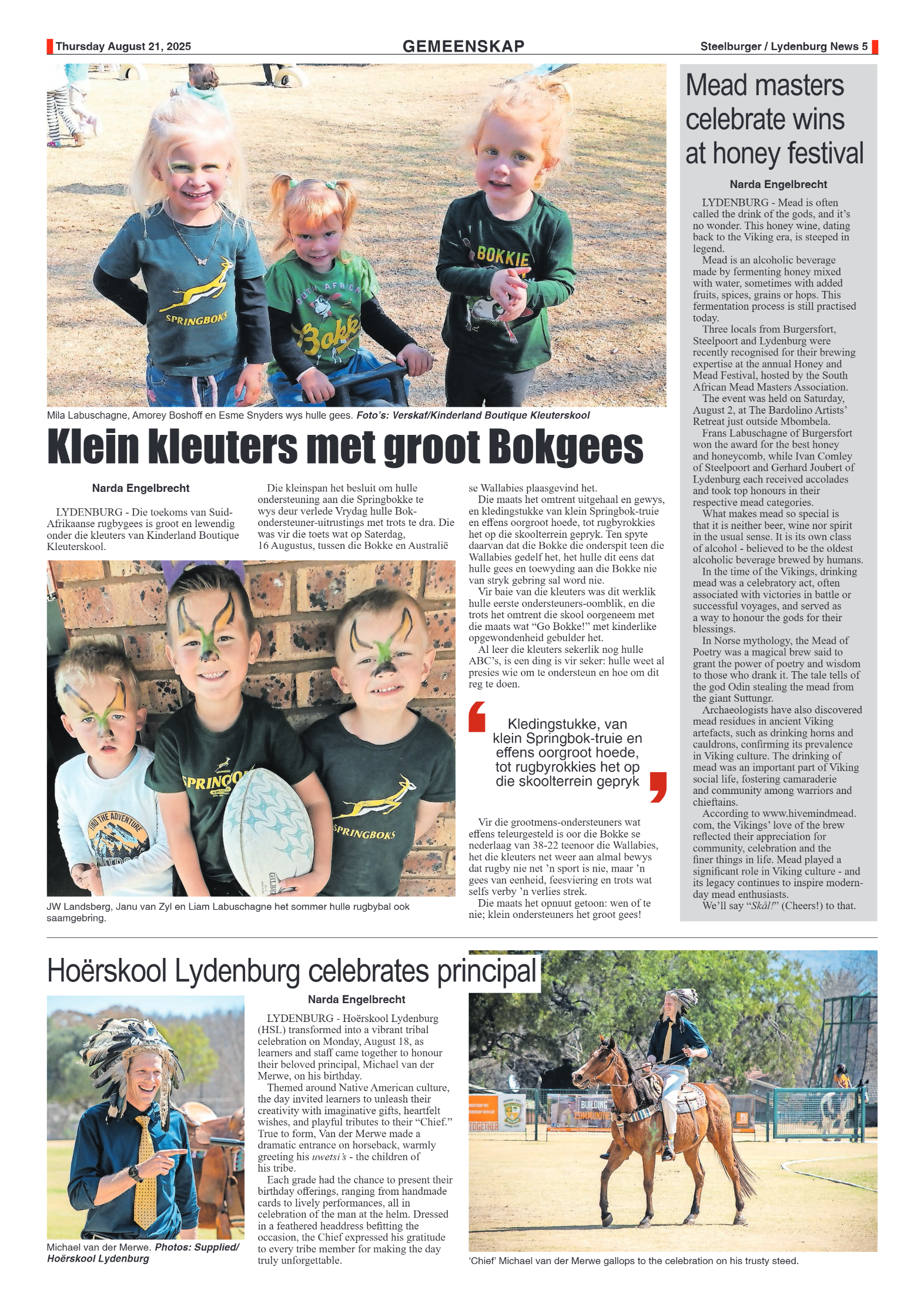 Steelburger News 21 August 2025 page 5