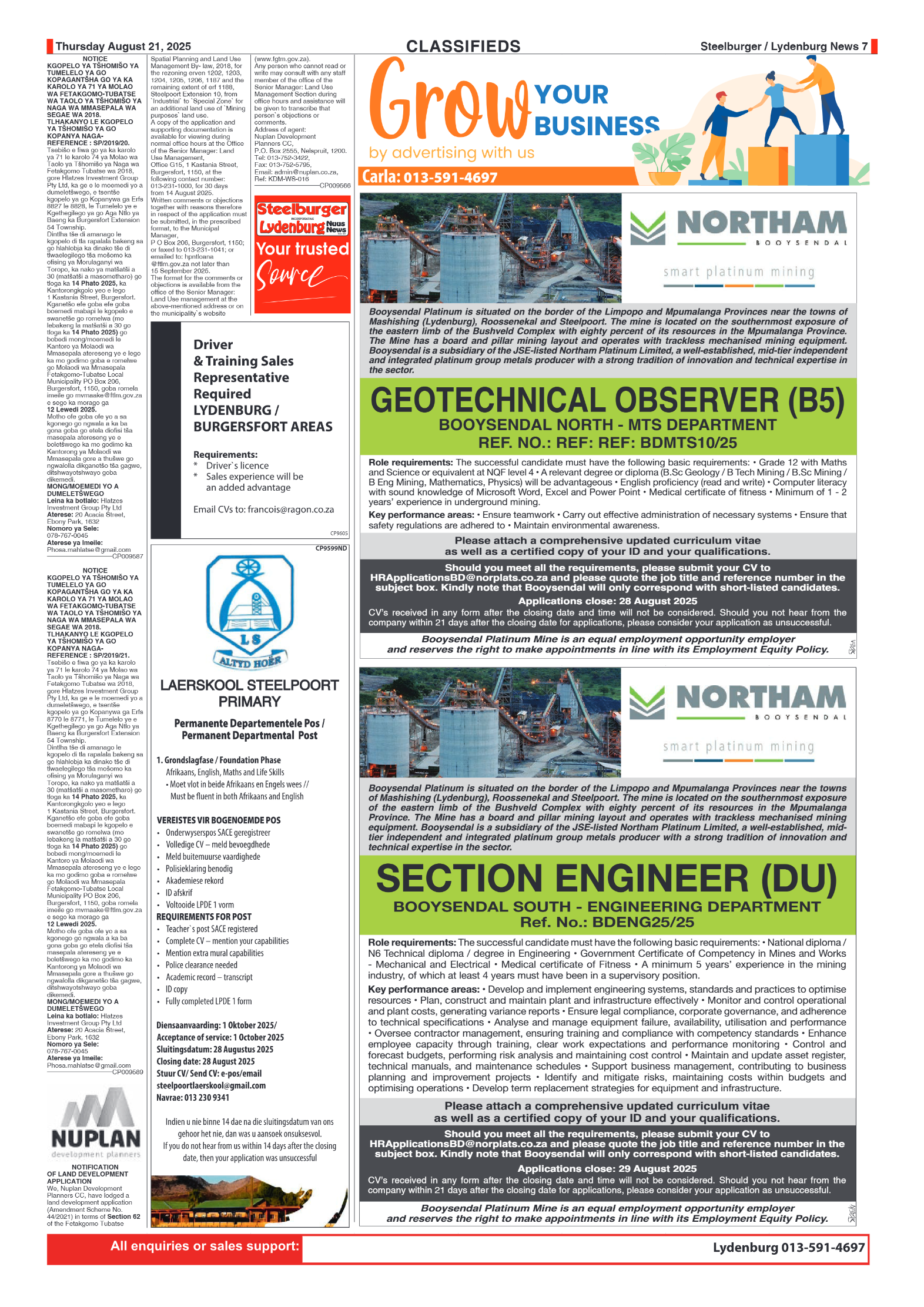 Steelburger News 21 August 2025 page 7