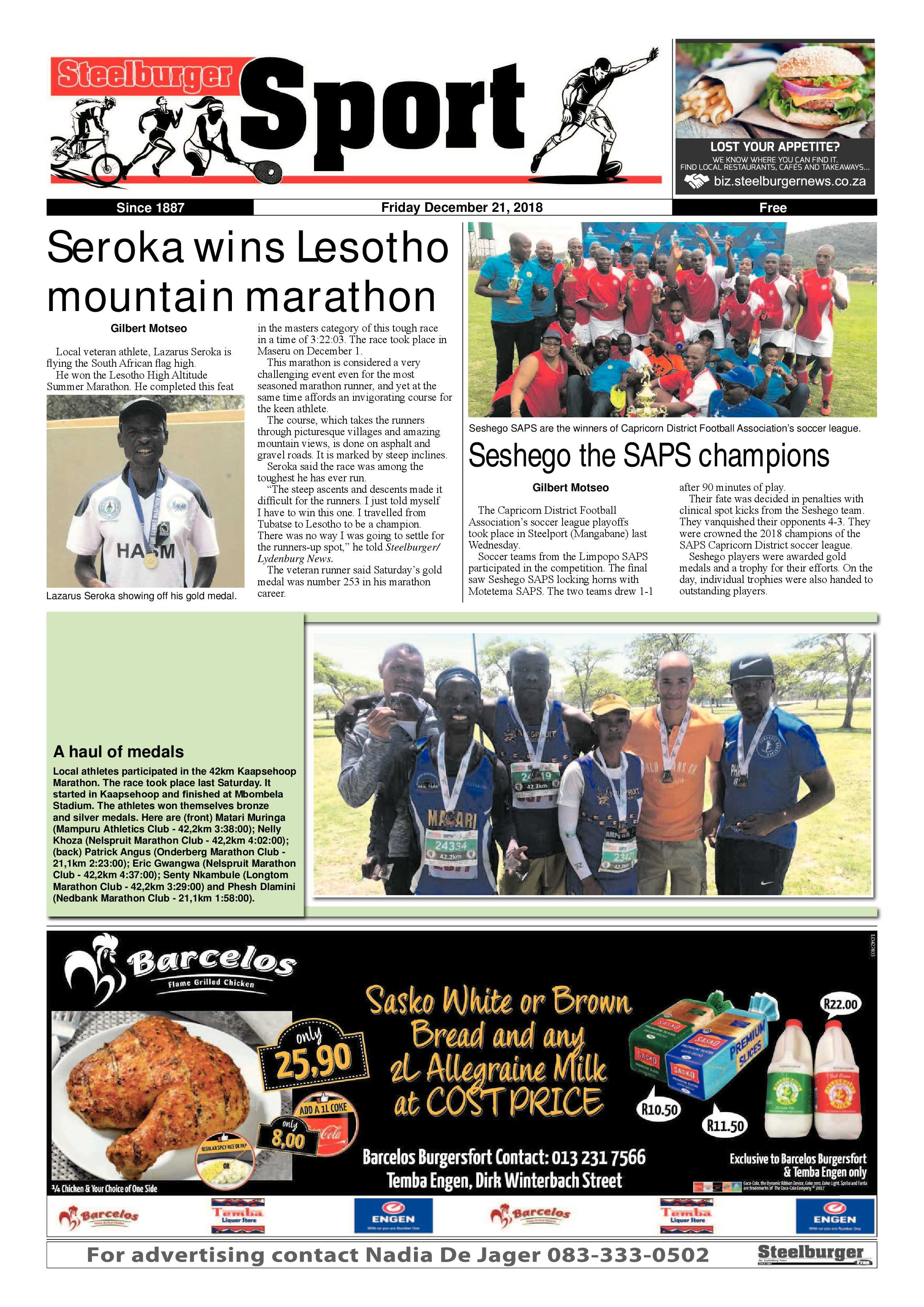 Steelburger News 21 December 2018 page 16