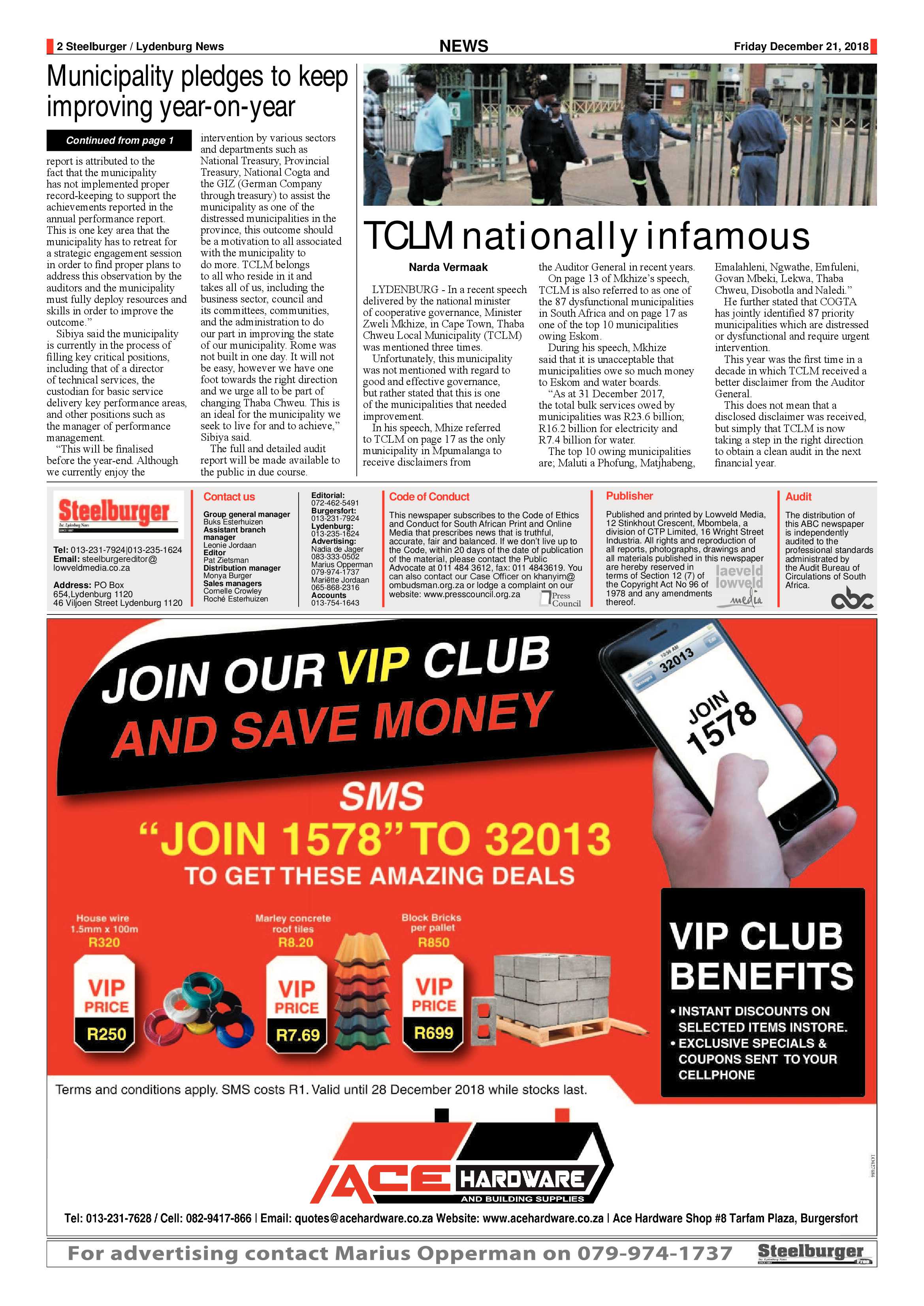 Steelburger News 21 December 2018 page 2