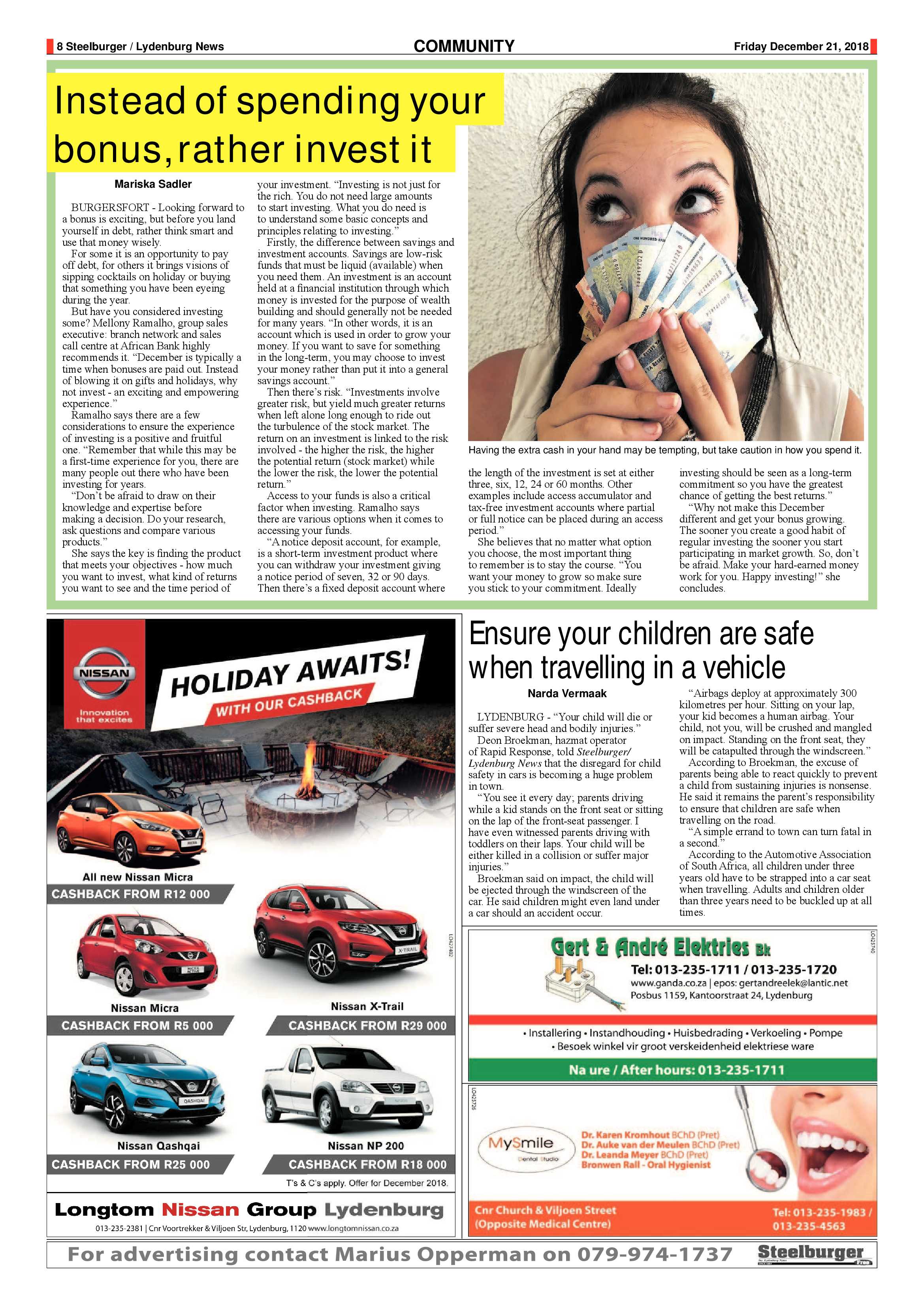 Steelburger News 21 December 2018 page 8