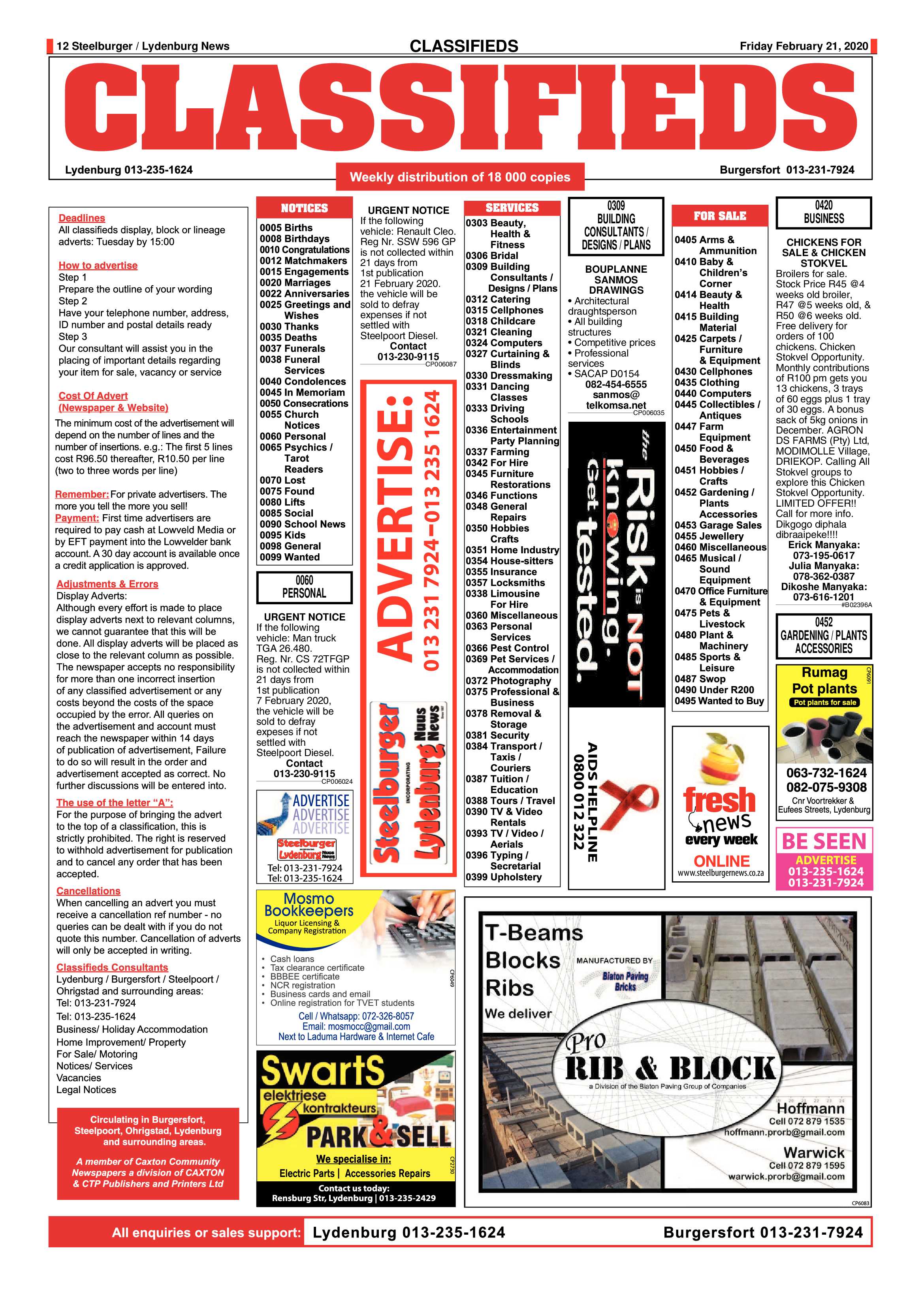 Steelburger News 21 February 2020 page 12
