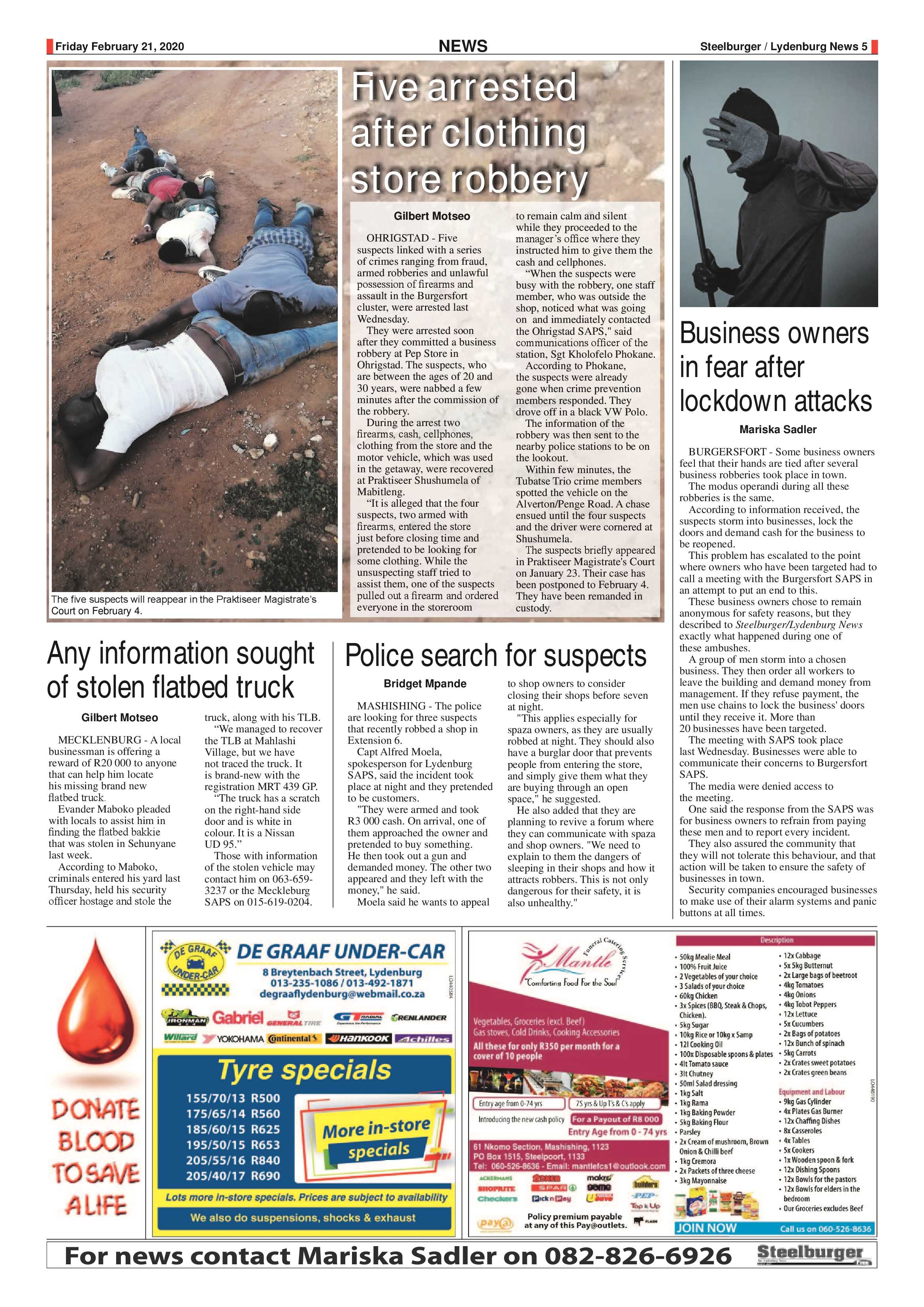 Steelburger News 21 February 2020 page 5
