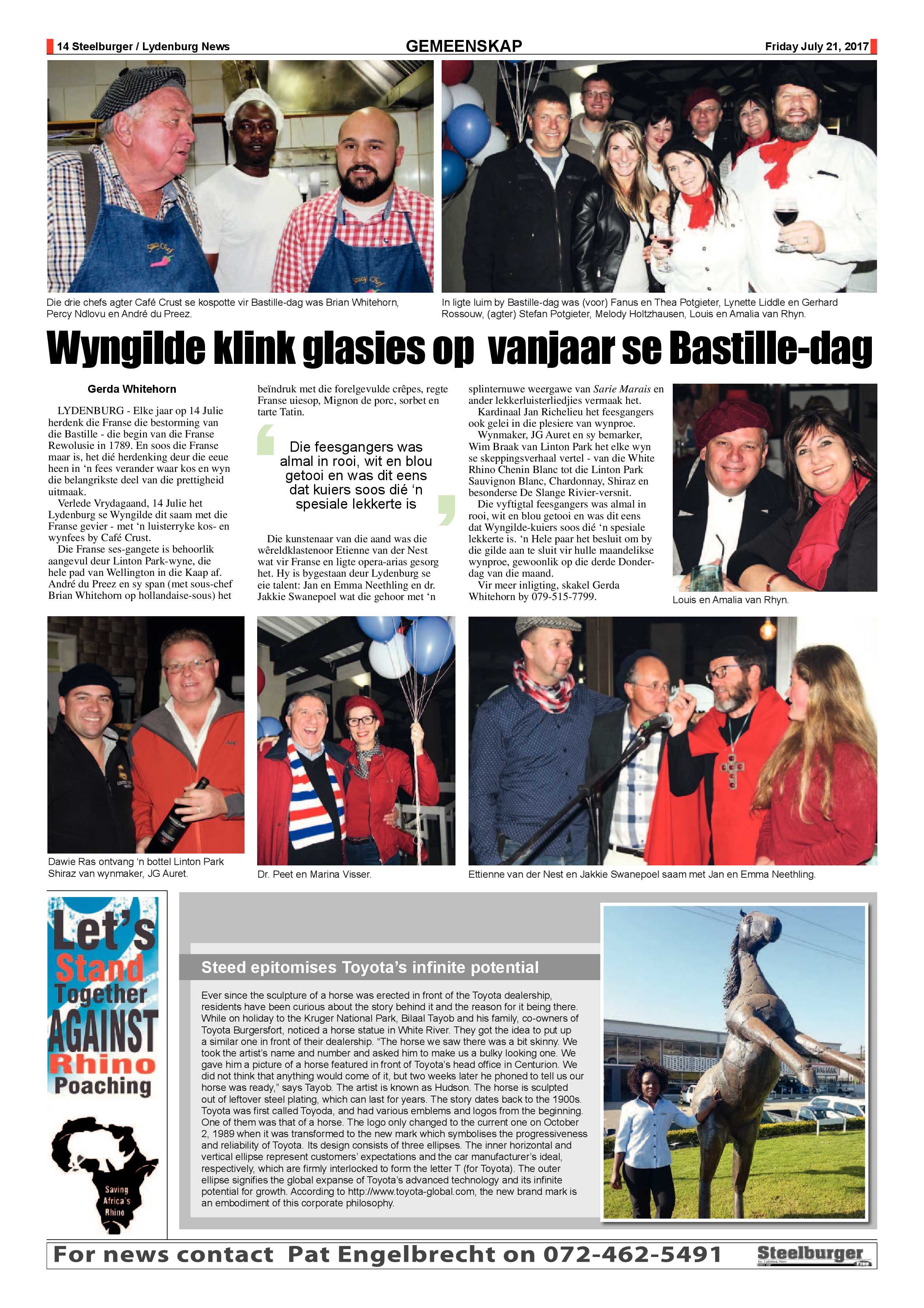 Steelburger News 21 July 2017 page 14