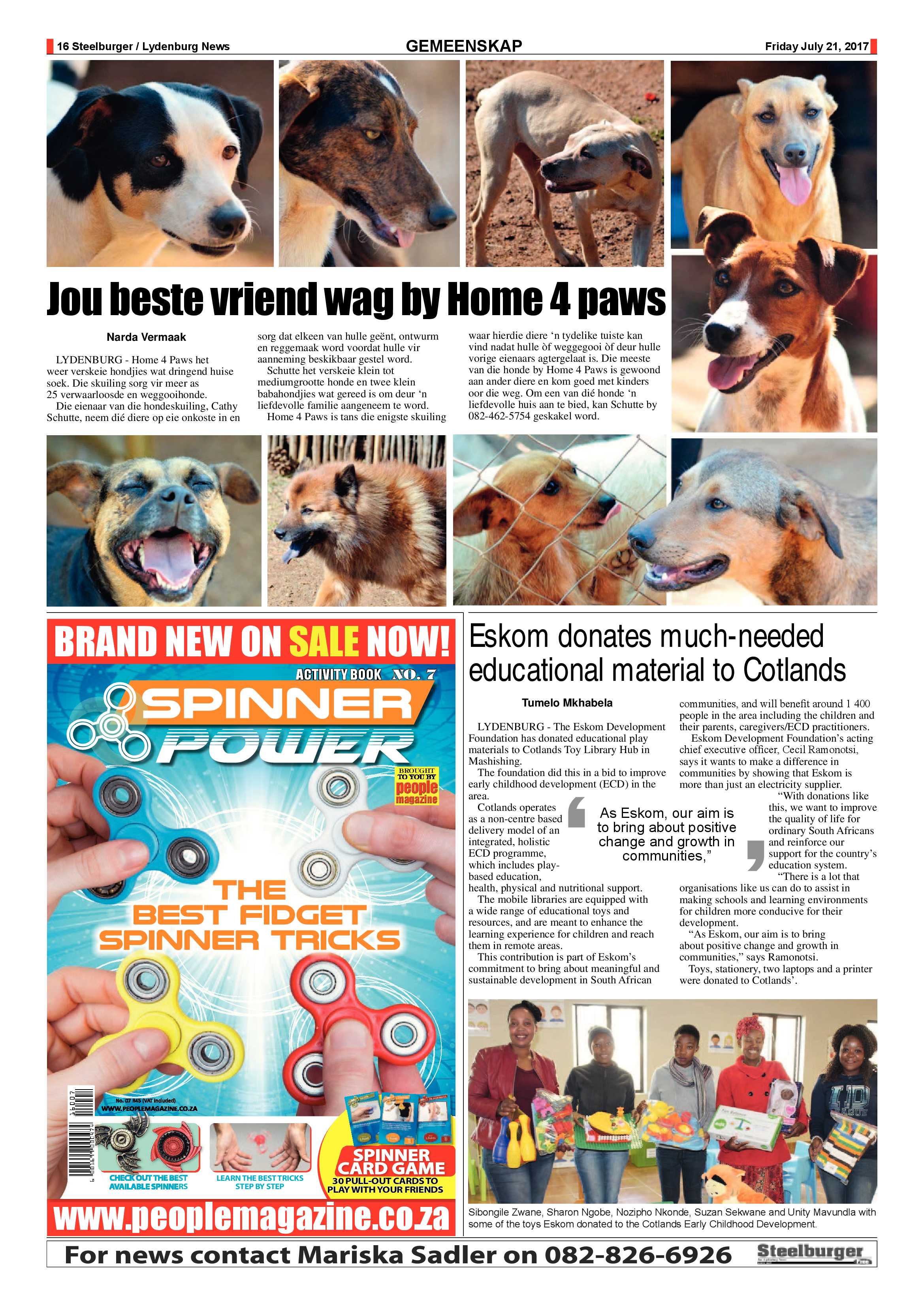 Steelburger News 21 July 2017 page 16