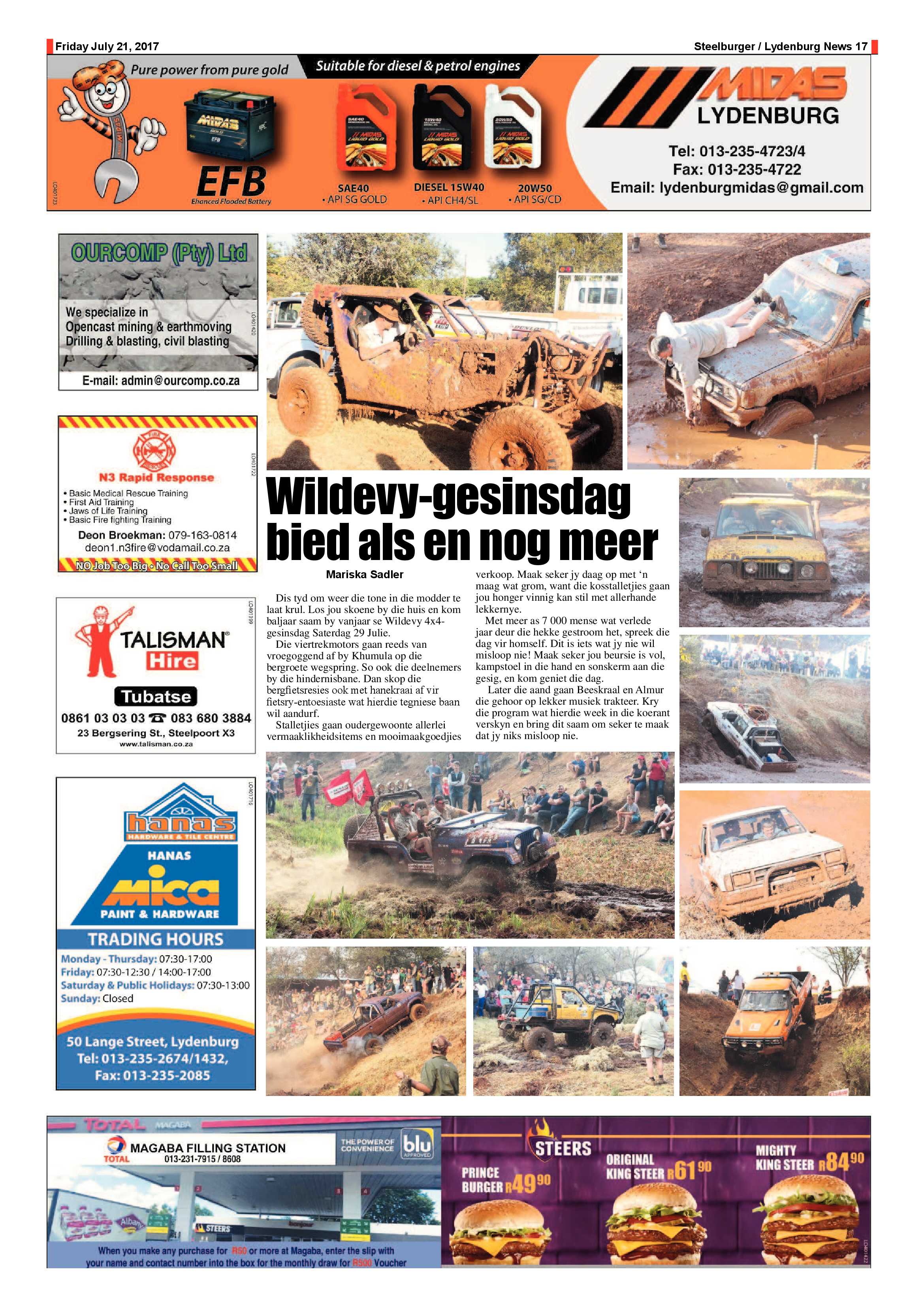 Steelburger News 21 July 2017 page 17