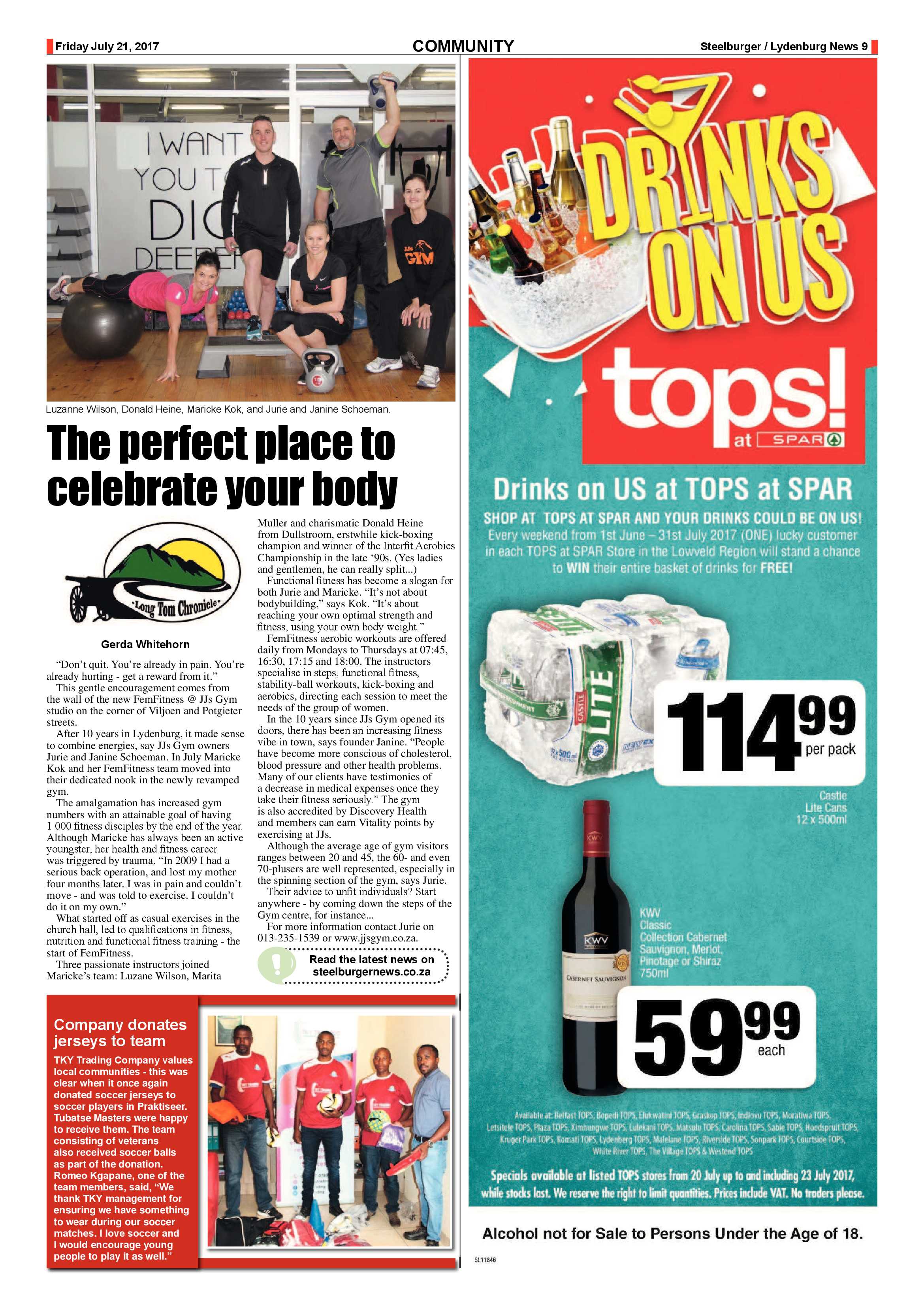 Steelburger News 21 July 2017 page 9