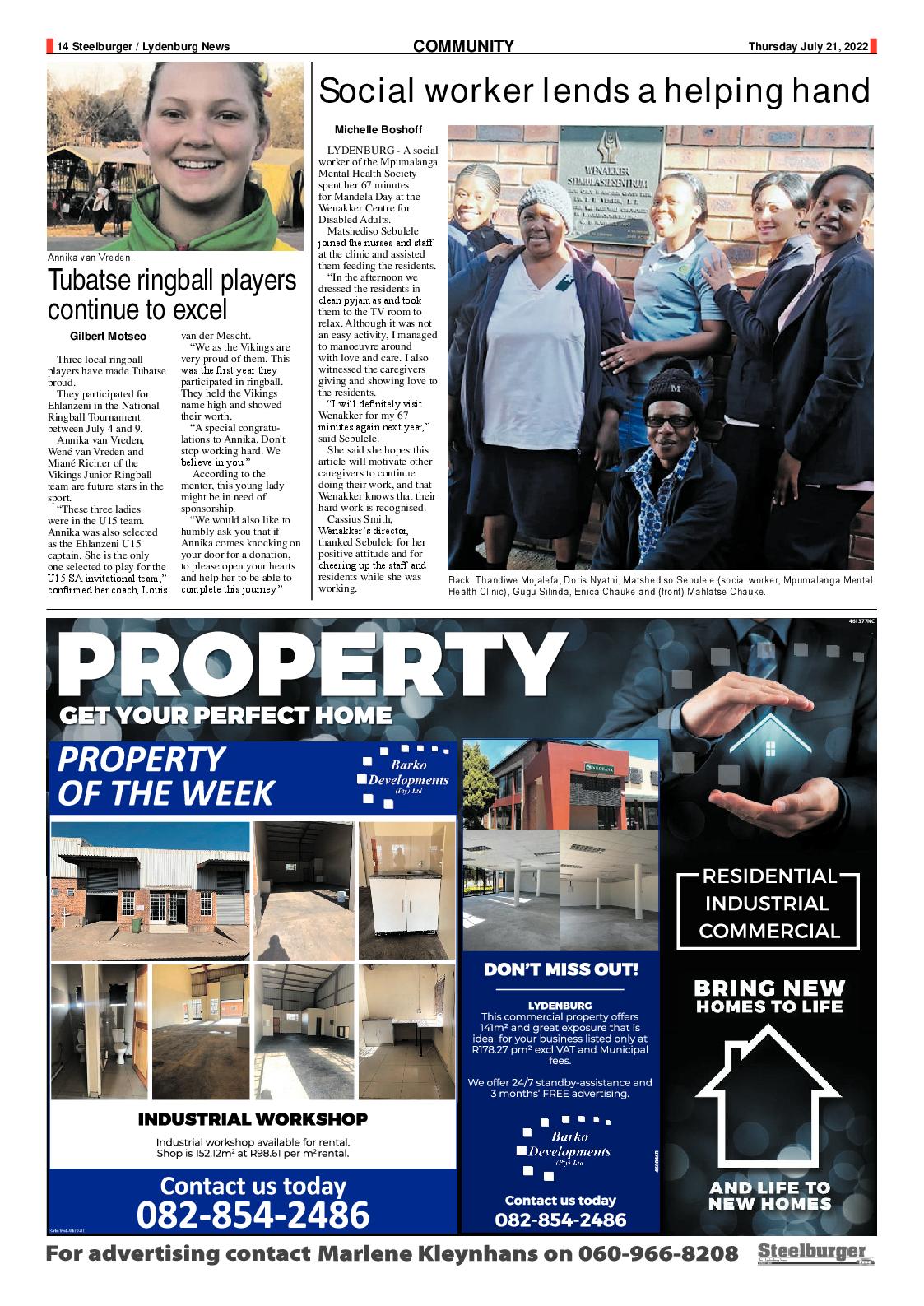 Steelburger News 21 July 2022 page 12