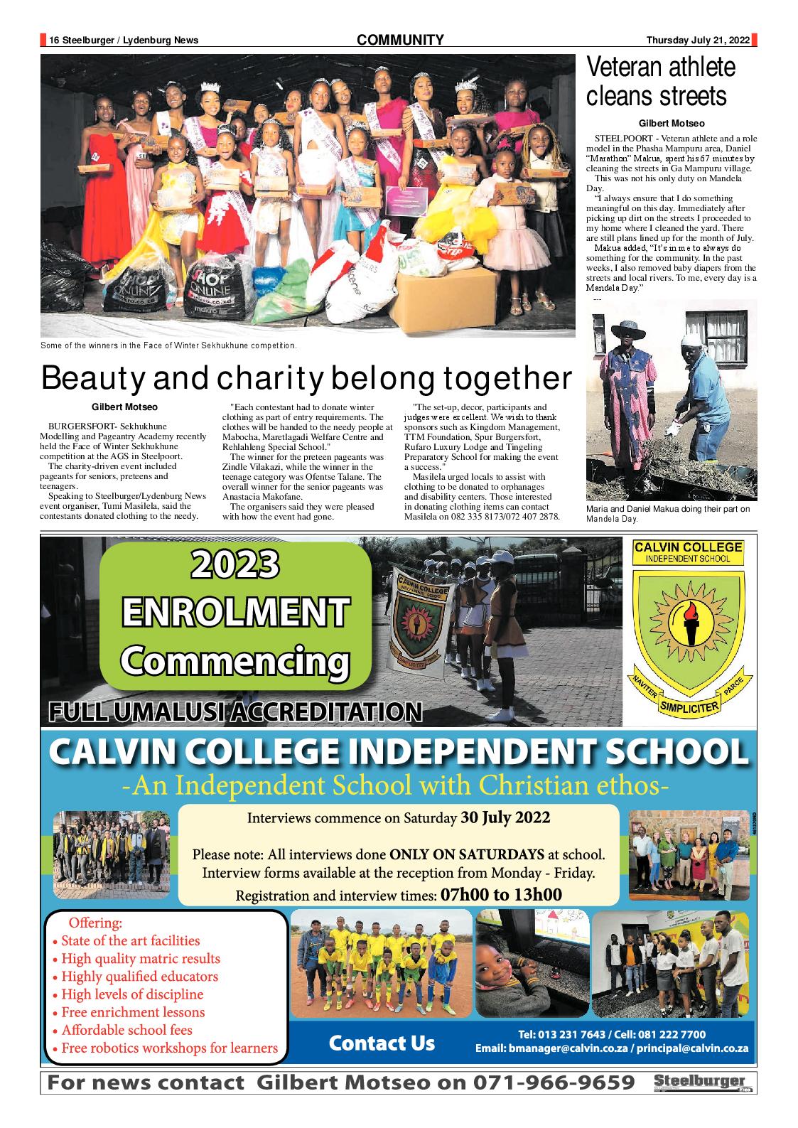 Steelburger News 21 July 2022 page 14