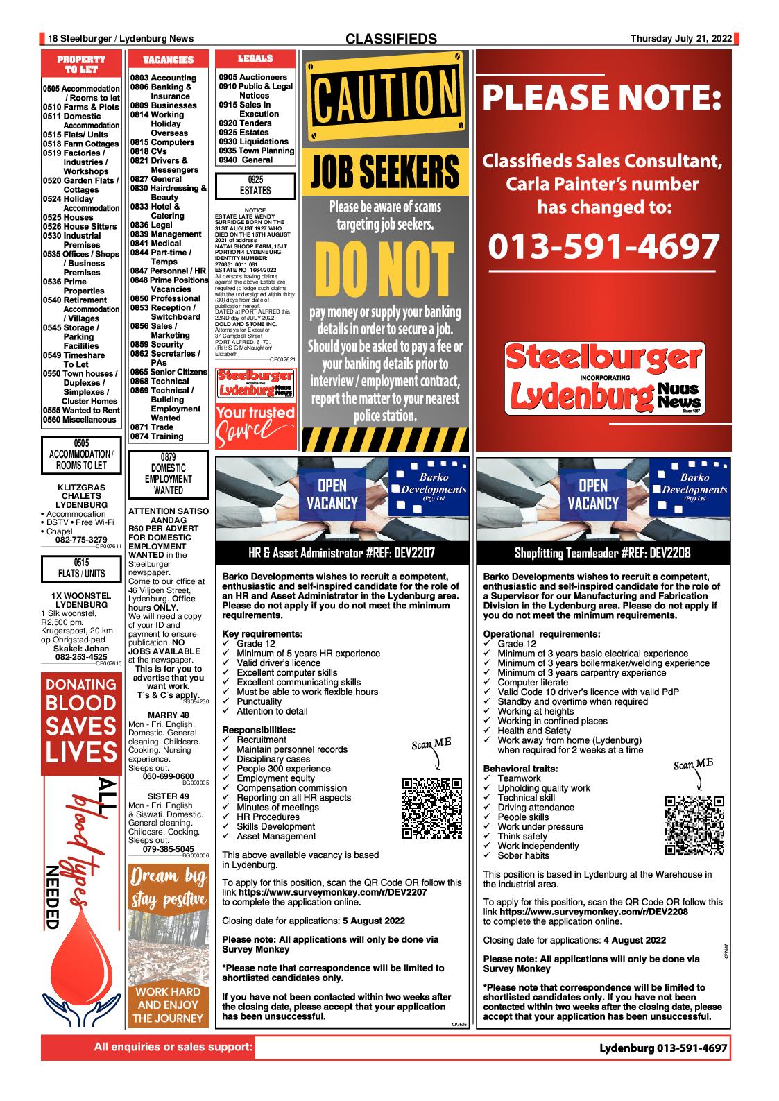 Steelburger News 21 July 2022 page 16