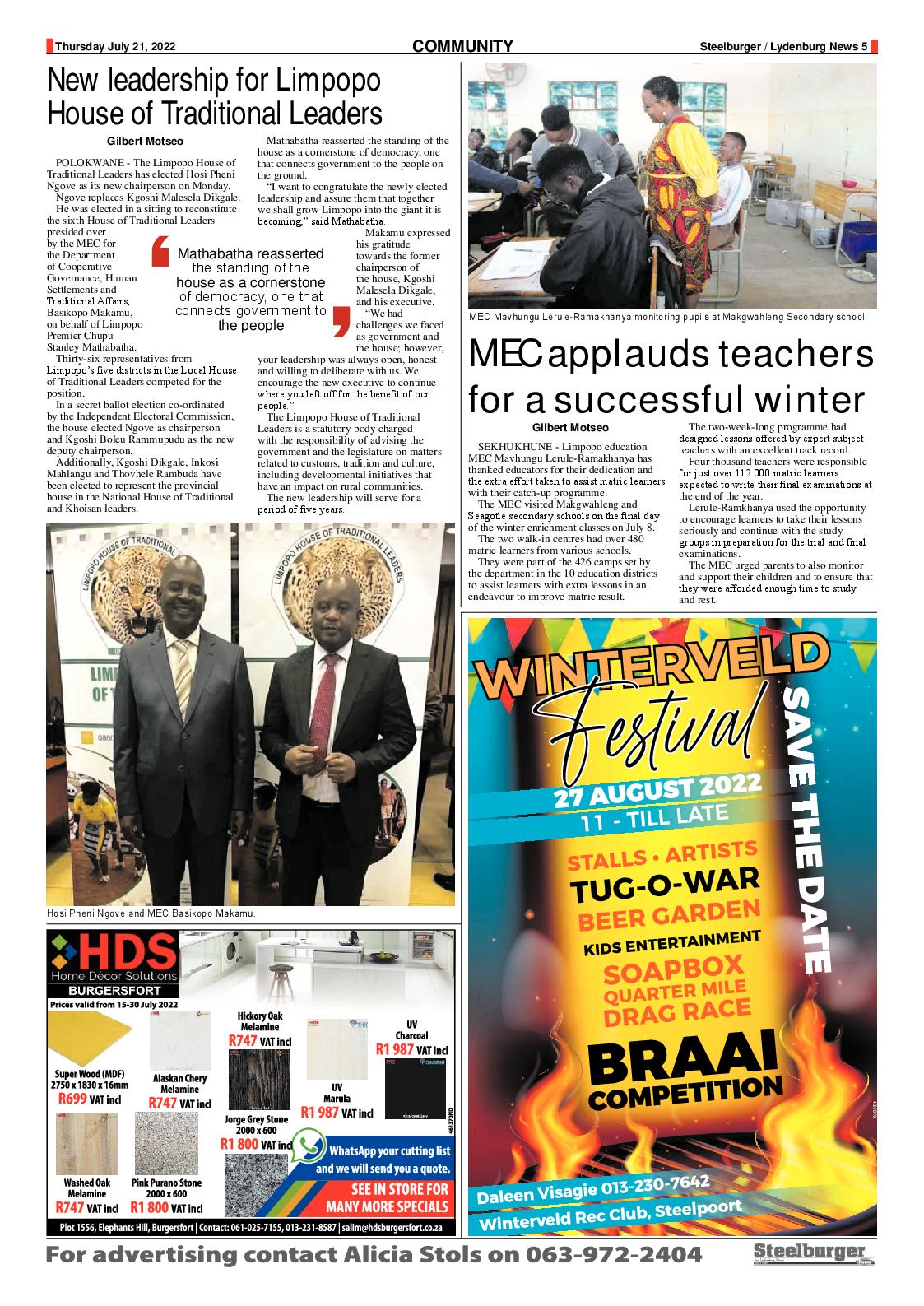 Steelburger News 21 July 2022 page 5