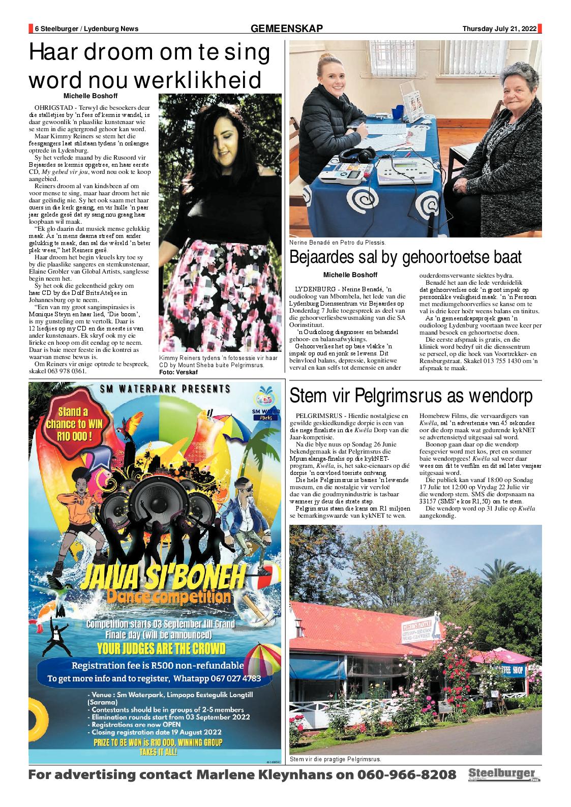 Steelburger News 21 July 2022 page 6