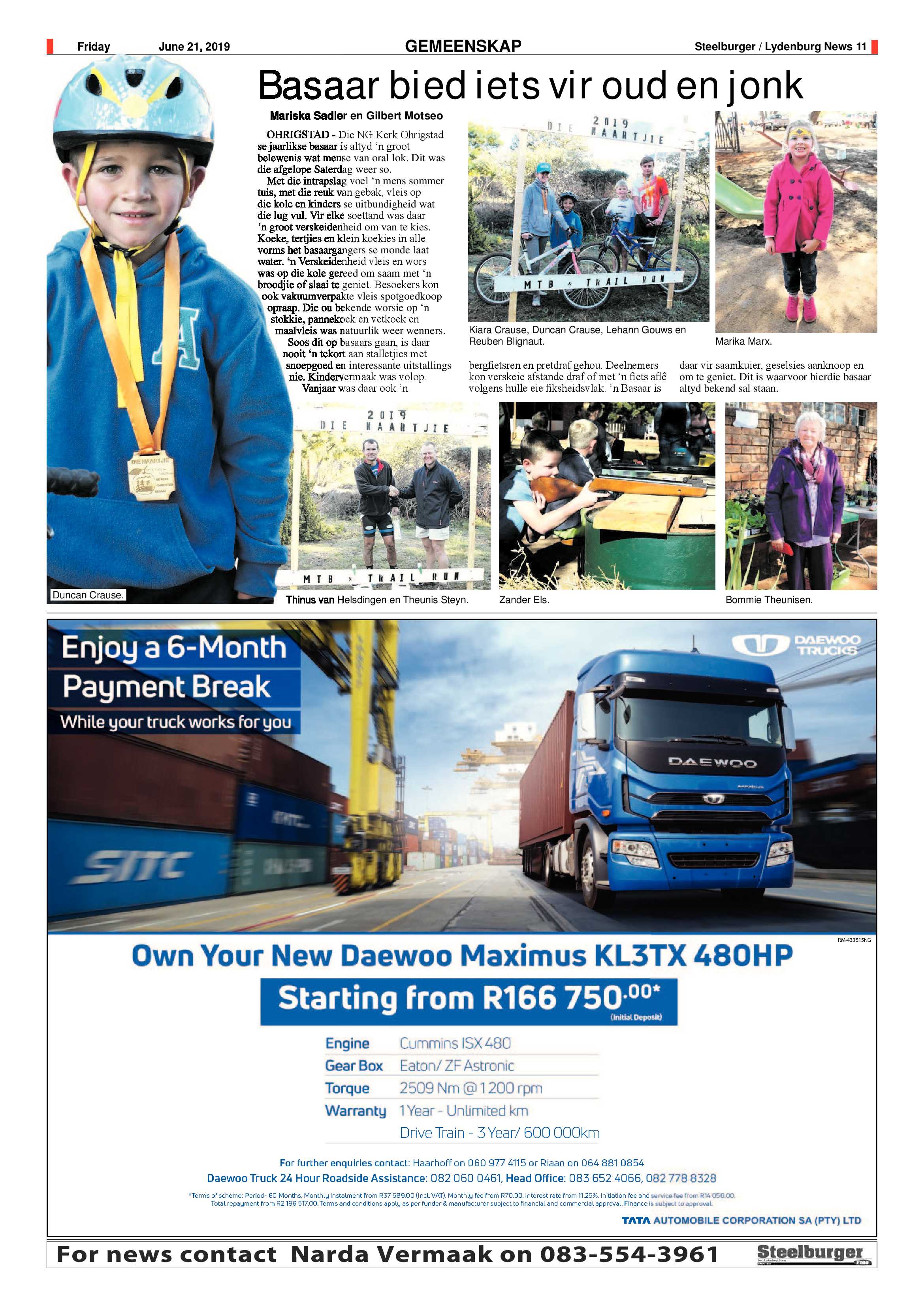 Steelburger News 21 June 2019 page 11