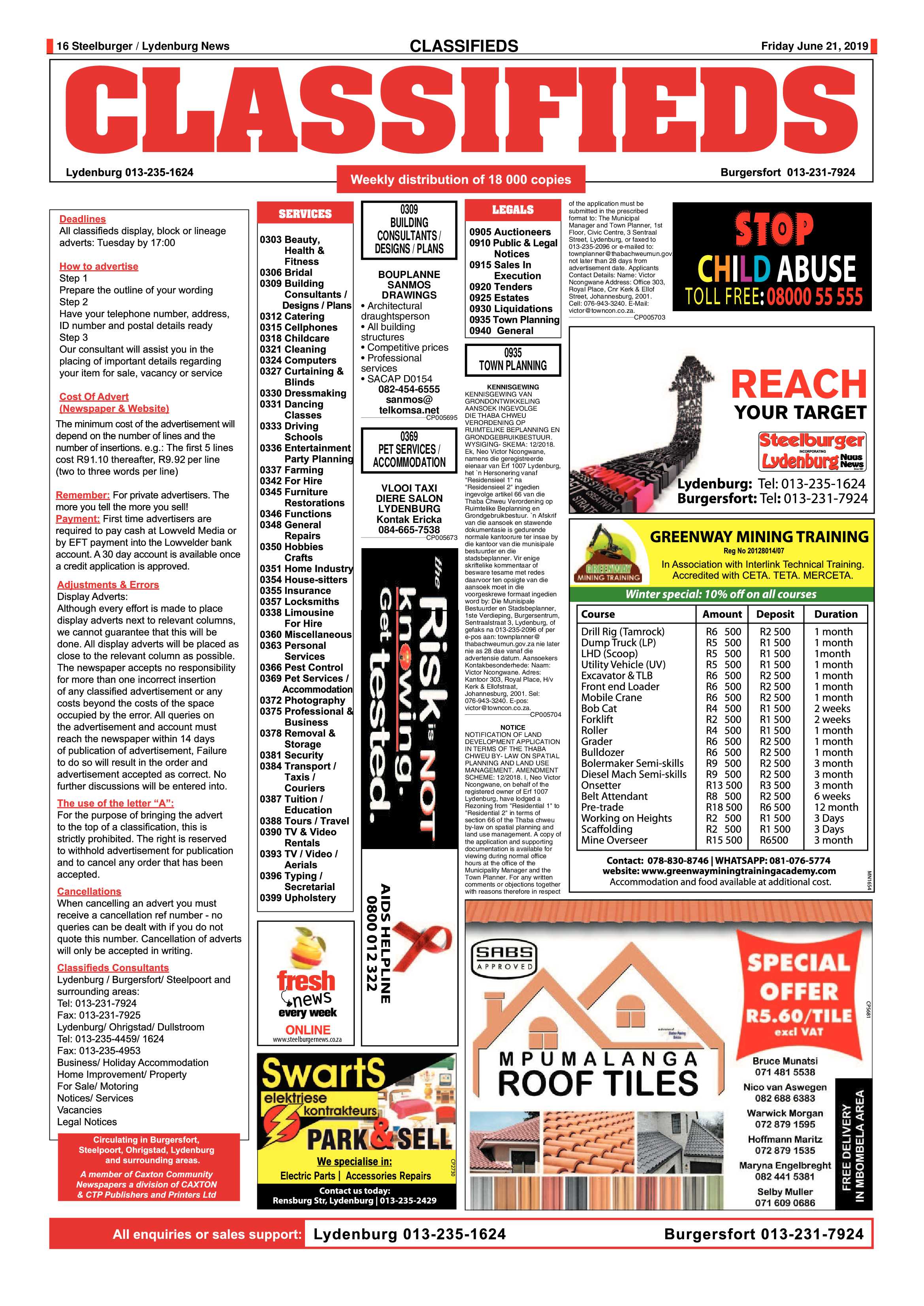 Steelburger News 21 June 2019 page 16