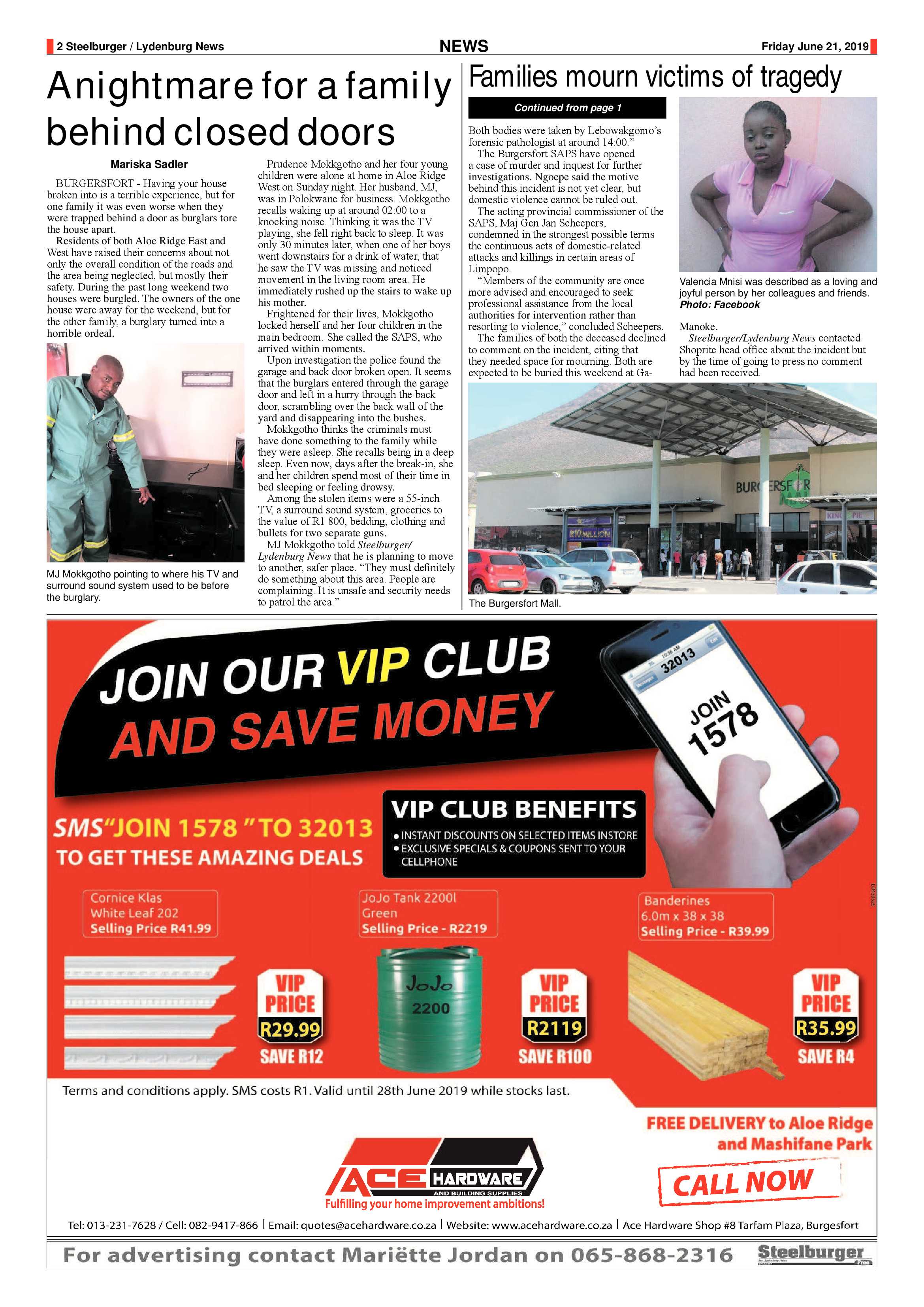 Steelburger News 21 June 2019 page 2