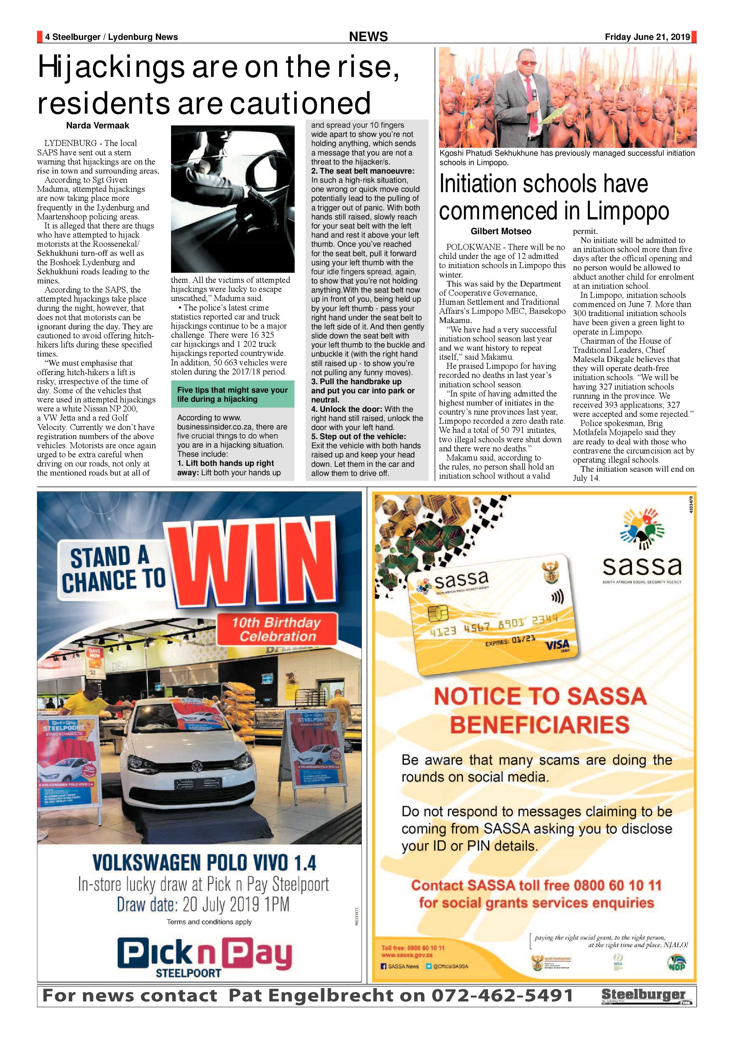 Steelburger News 21 June 2019 page 4