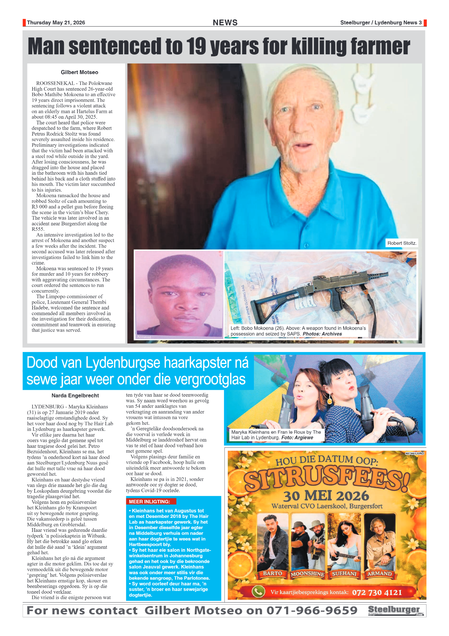 Steelburger News 21 May 2026 page 3